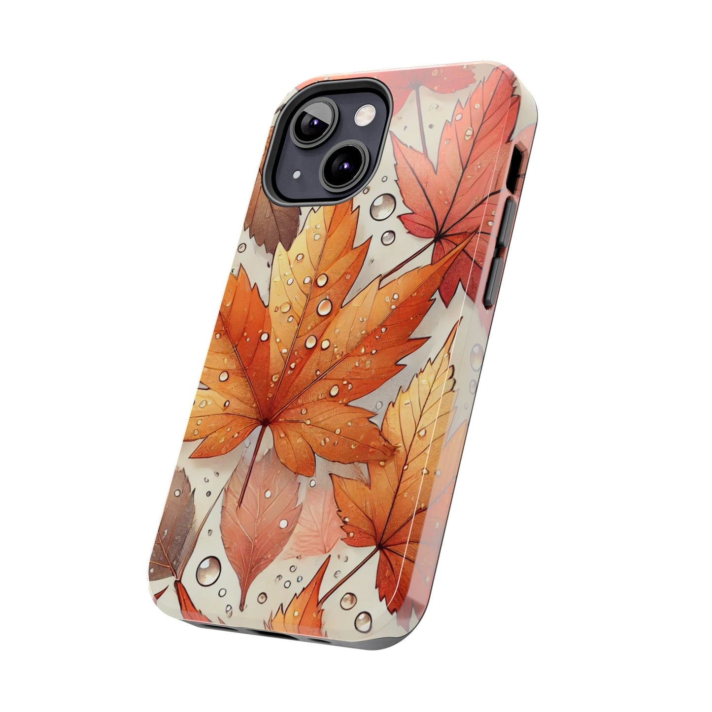 Autumn Leaves iPhone Case 🍁 | Fall-Inspired Design, Shockproof Protection for iPhone 16 to 12 Pro Max 📱