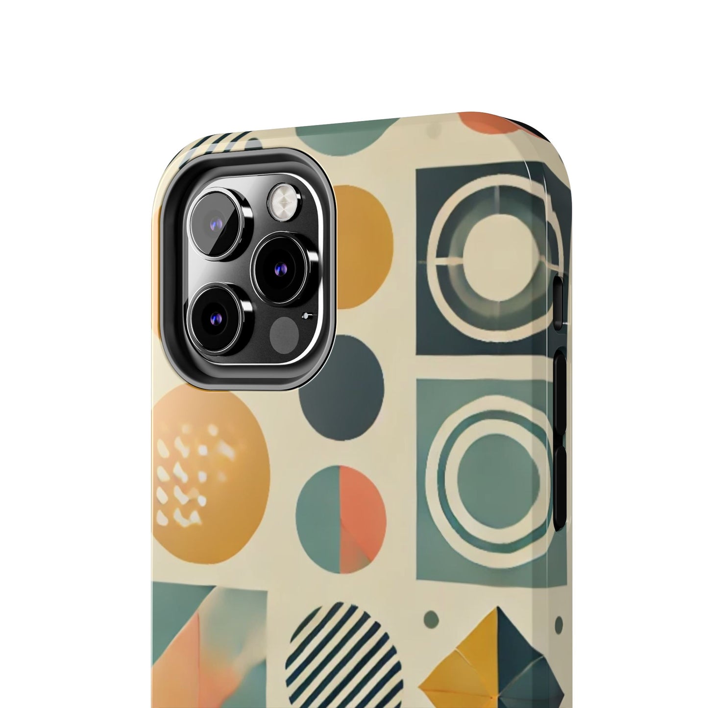 🔵 Geometric Pattern Phone Case | Stylish & Durable iPhone Cover 📱