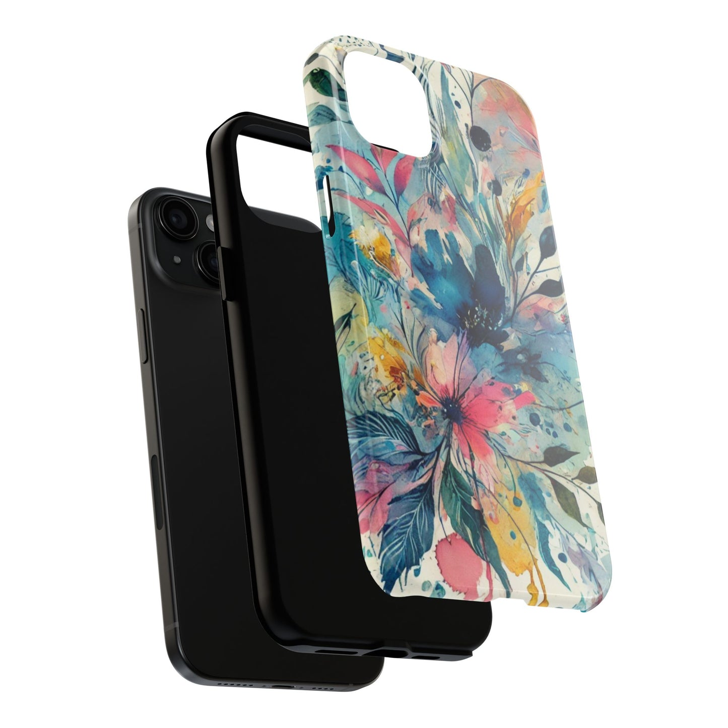 🎨 Watercolor Floral Phone Case | Tough & Stylish Cover for iPhone 📱