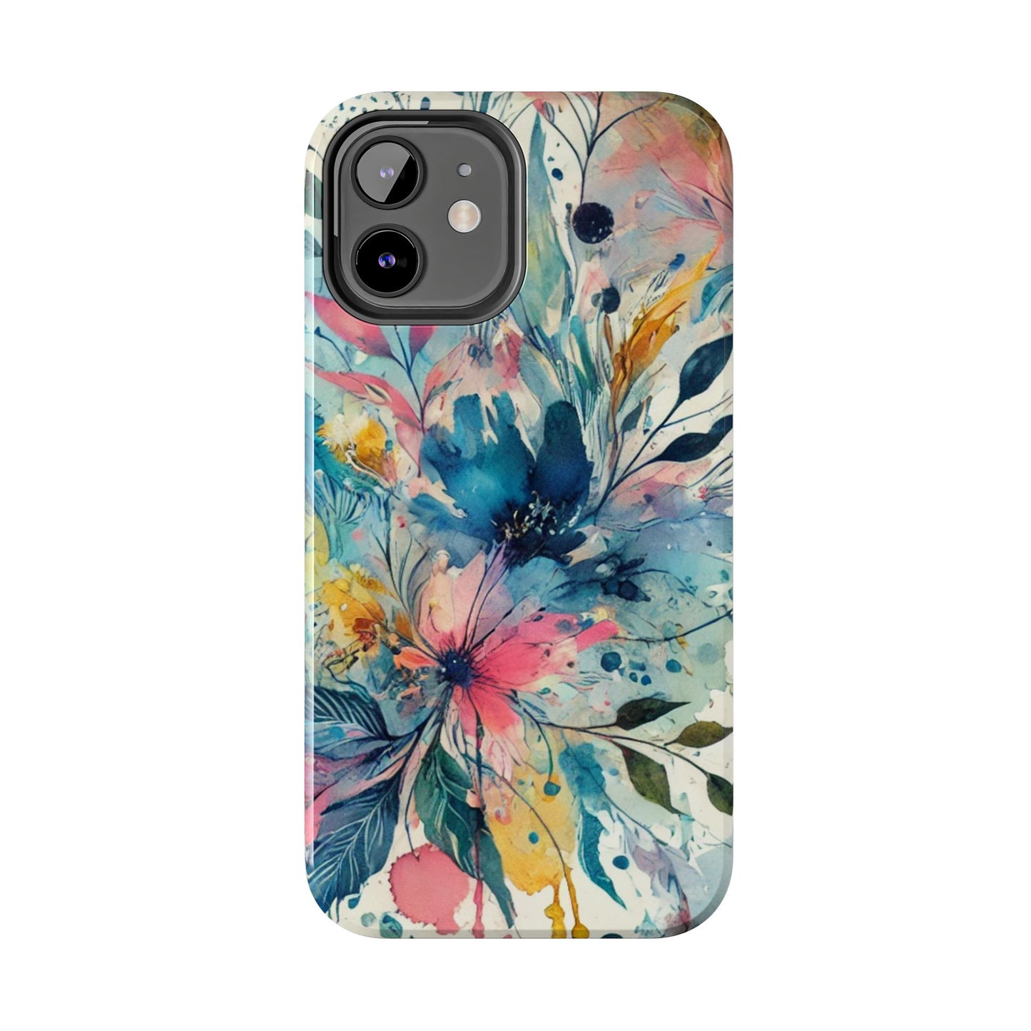 🎨 Watercolor Floral Phone Case | Tough & Stylish Cover for iPhone 📱