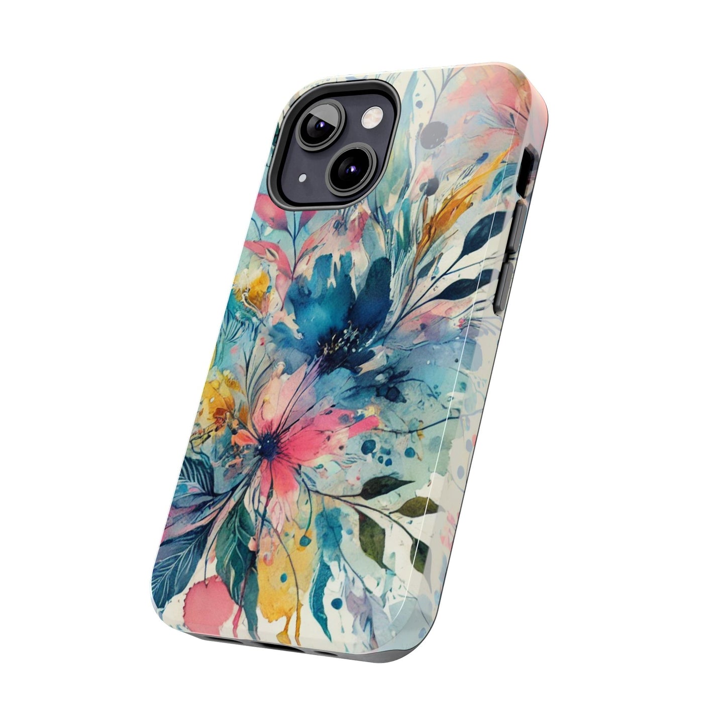 🎨 Watercolor Floral Phone Case | Tough & Stylish Cover for iPhone 📱