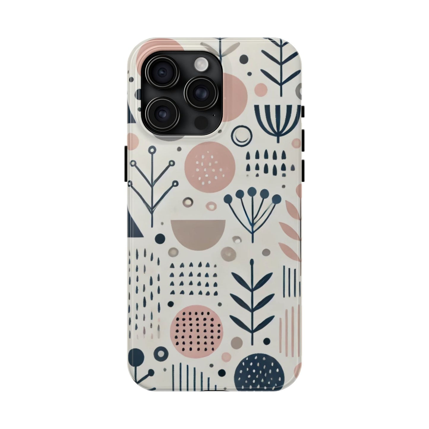 🎨 Minimal Geometric Pattern Phone Case | Stylish & Durable iPhone Cover 📱