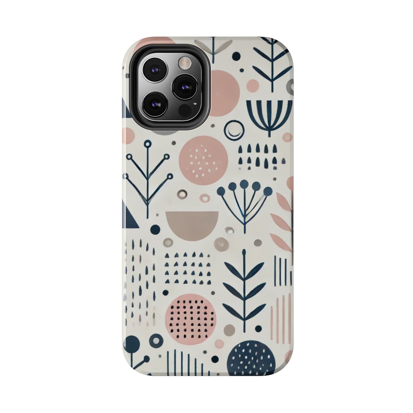 🎨 Minimal Geometric Pattern Phone Case | Stylish & Durable iPhone Cover 📱