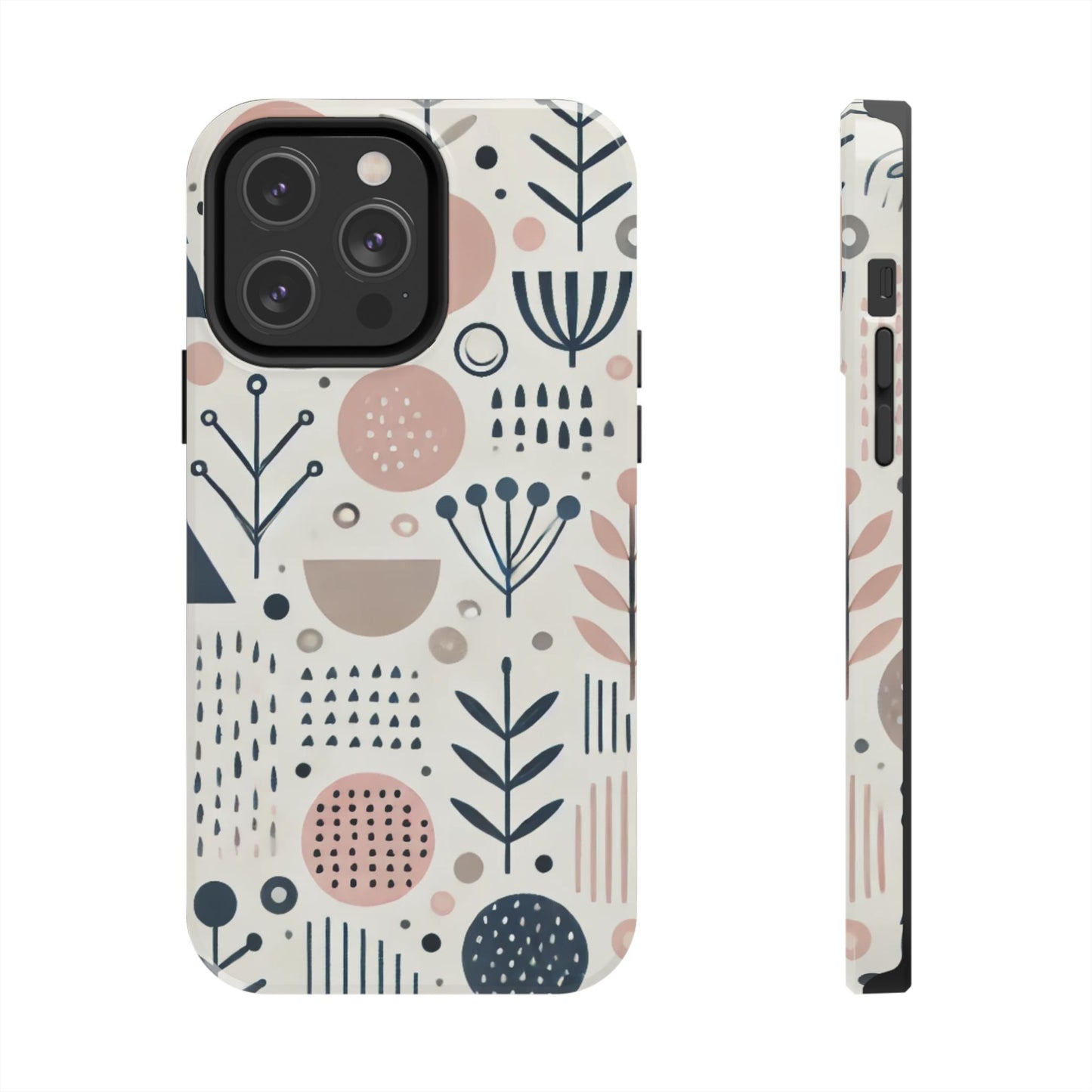 🎨 Minimal Geometric Pattern Phone Case | Stylish & Durable iPhone Cover 📱