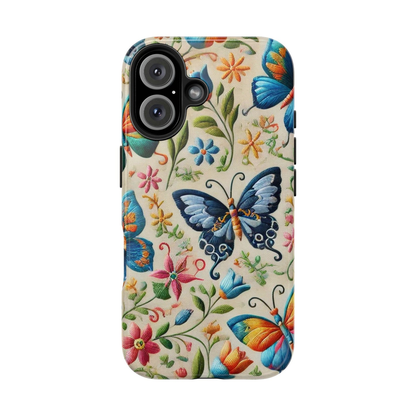 Embroidered Butterfly iPhone Case 🦋✨