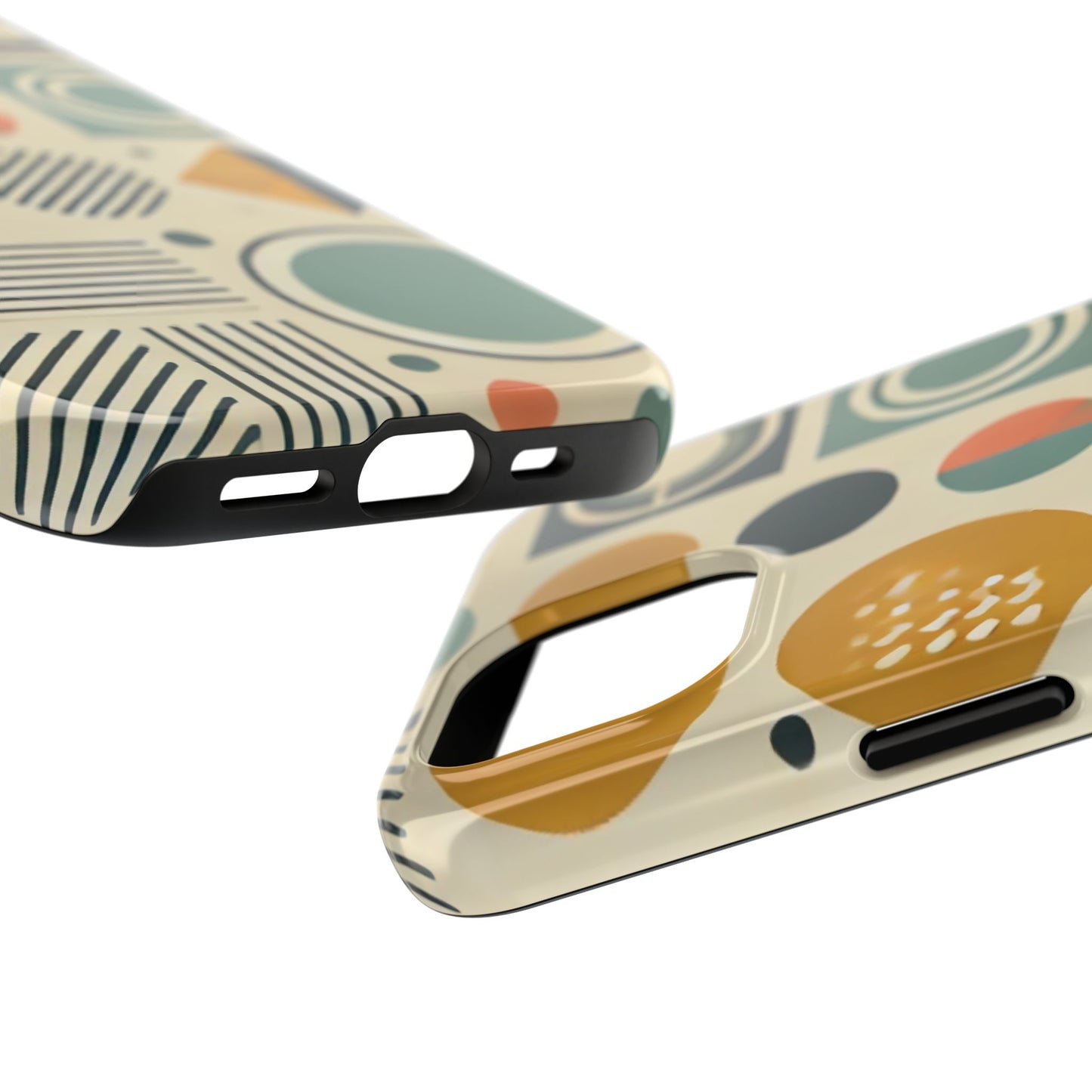 🔵 Geometric Pattern Phone Case | Stylish & Durable iPhone Cover 📱