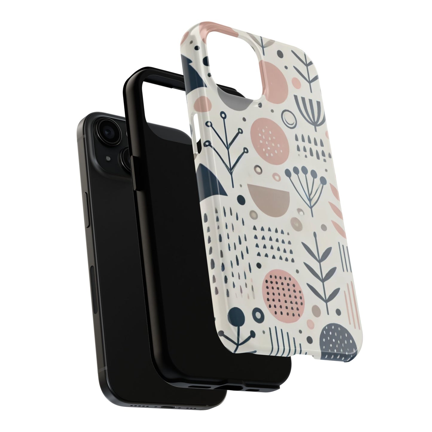 🎨 Minimal Geometric Pattern Phone Case | Stylish & Durable iPhone Cover 📱