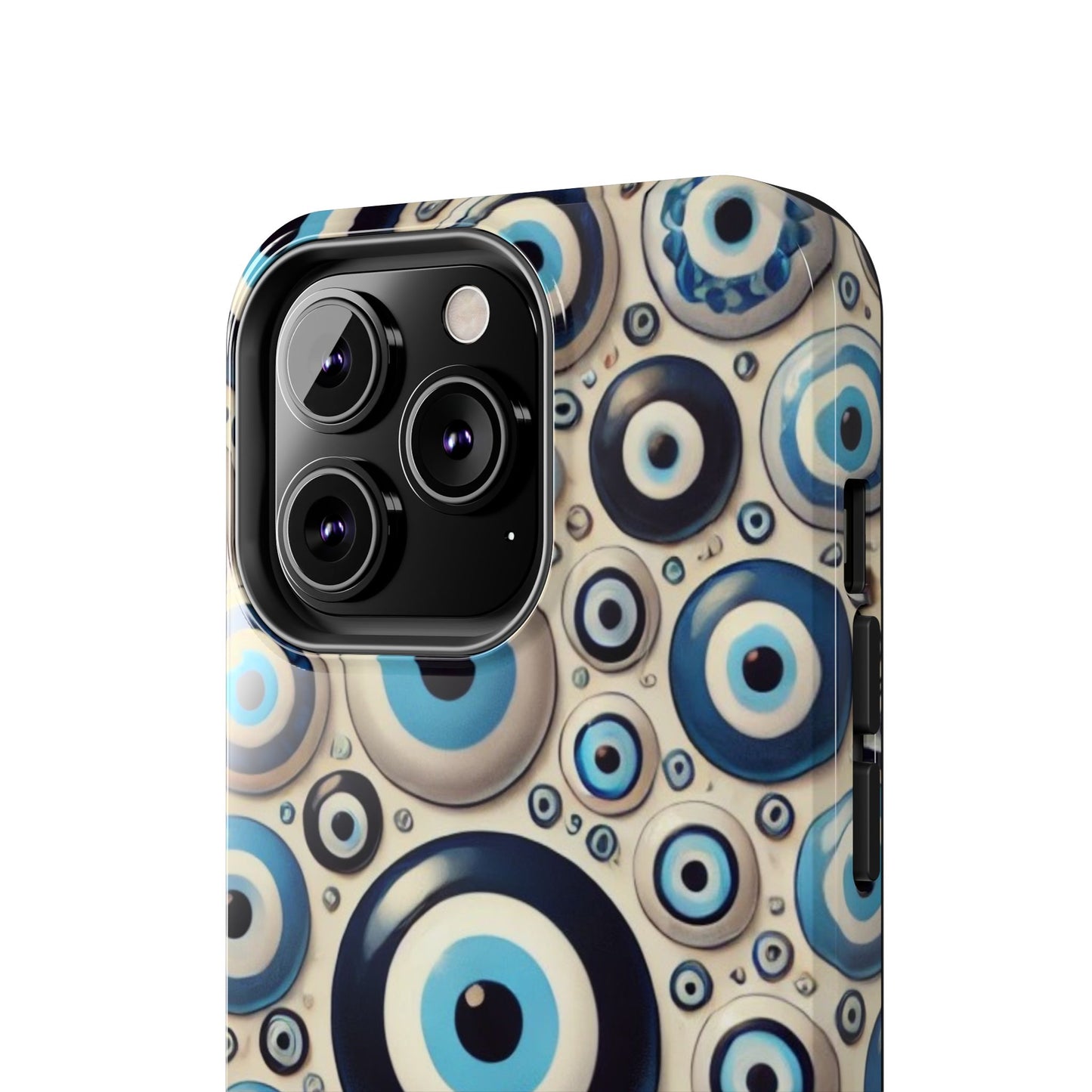 Evil Eye iPhone Case 🧿 | Protective and Stylish Design, Shockproof for iPhone 16 to 12 Pro Max 📱