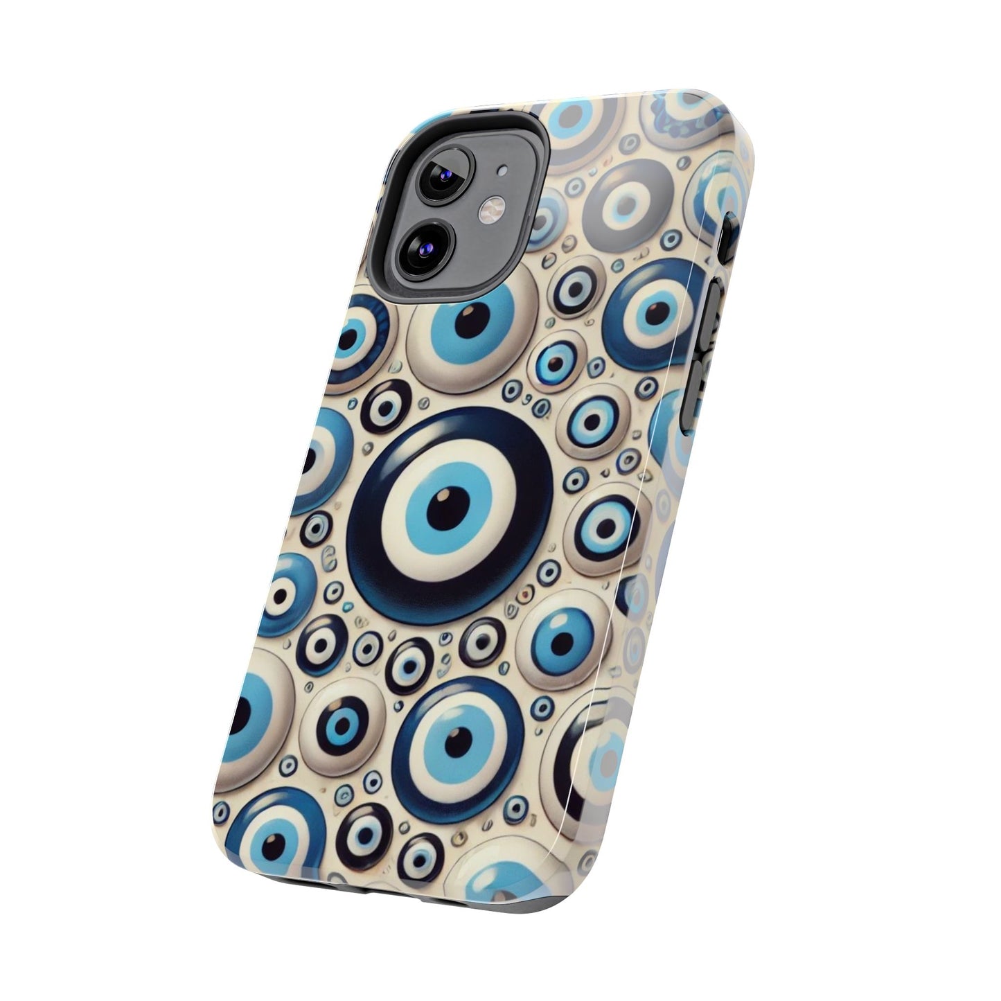 Evil Eye iPhone Case 🧿 | Protective and Stylish Design, Shockproof for iPhone 16 to 12 Pro Max 📱