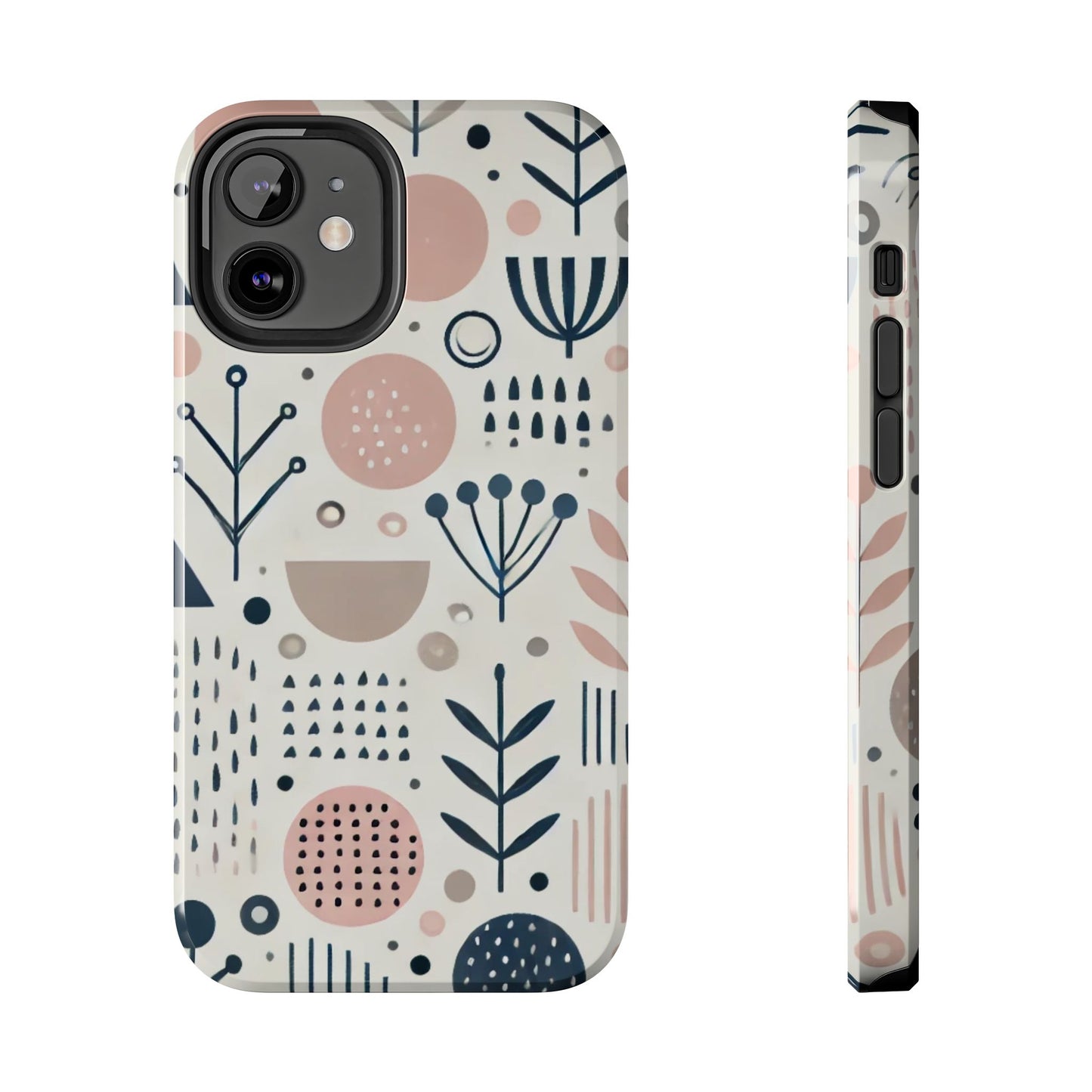 🎨 Minimal Geometric Pattern Phone Case | Stylish & Durable iPhone Cover 📱