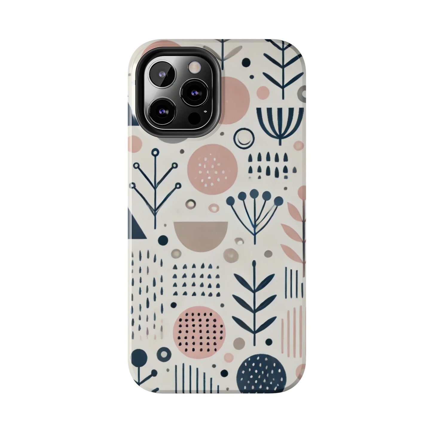 🎨 Minimal Geometric Pattern Phone Case | Stylish & Durable iPhone Cover 📱