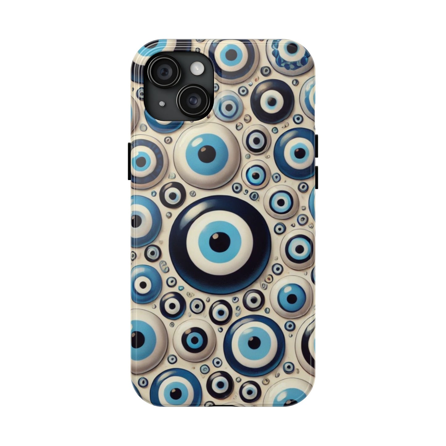 Evil Eye iPhone Case 🧿 | Protective and Stylish Design, Shockproof for iPhone 16 to 12 Pro Max 📱