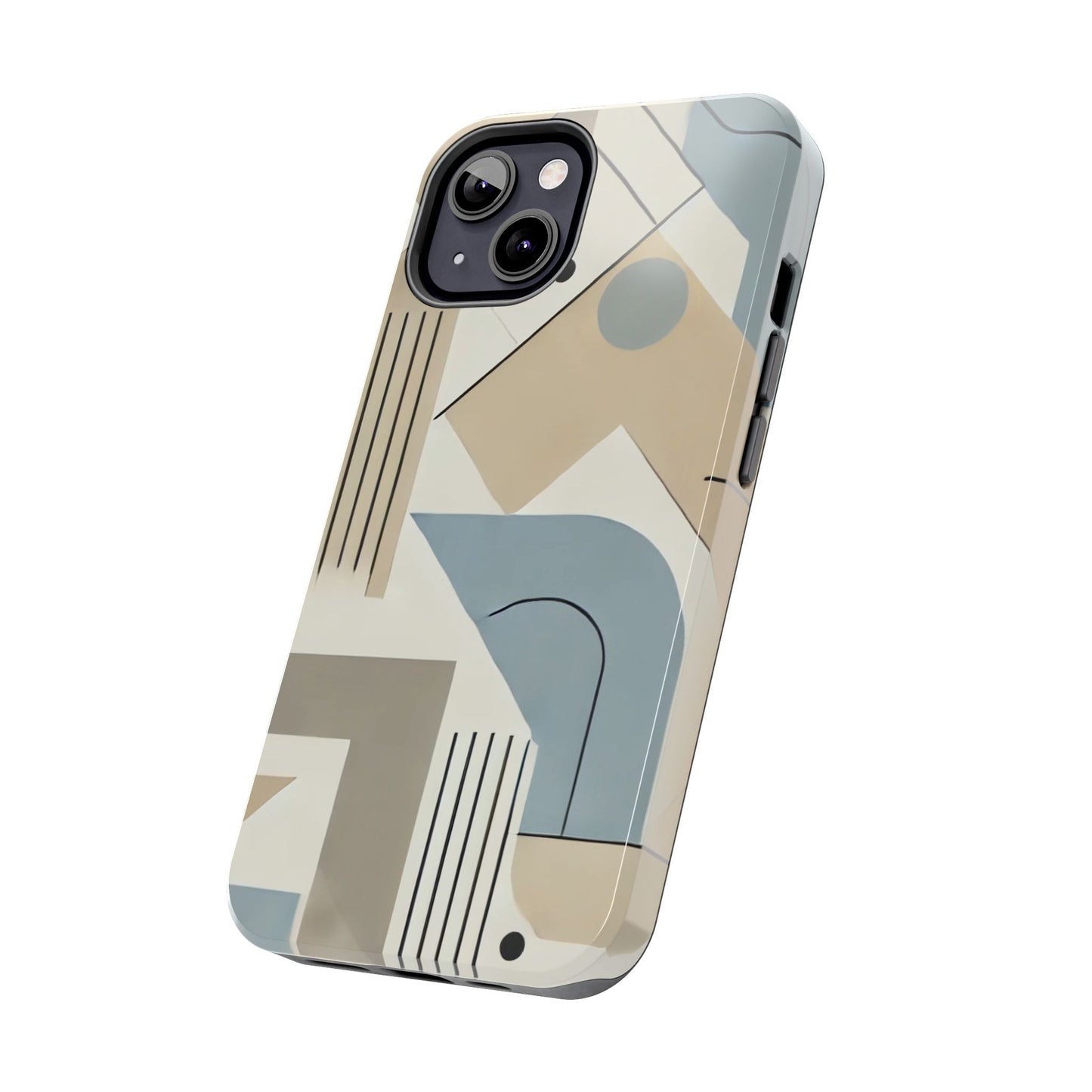 🎨 Modern Abstract Geometry Phone Case | Sleek & Durable iPhone Cover 📱