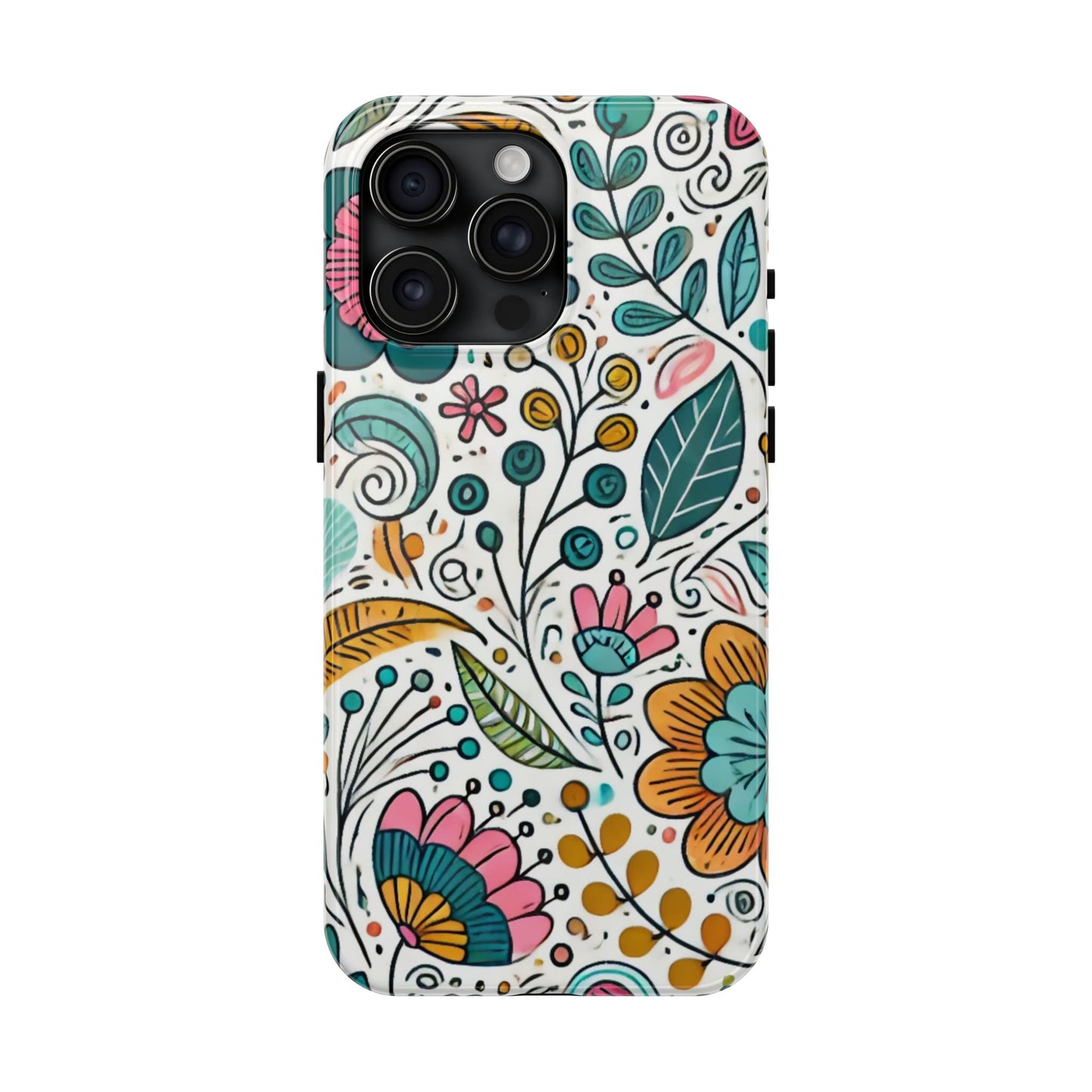 🌸 Vibrant Floral Phone Case | Tough & Stylish Cover for iPhone 📱