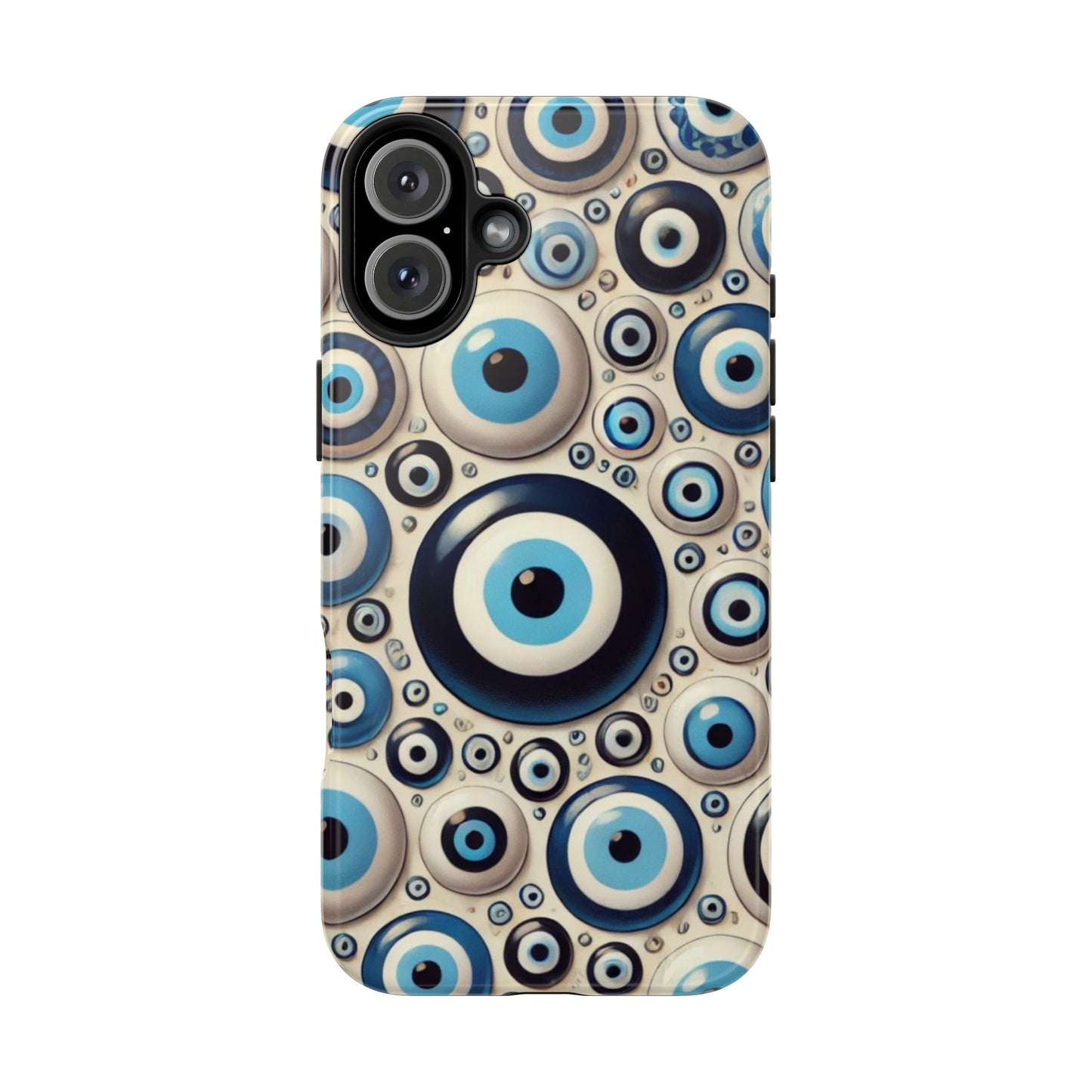 Evil Eye iPhone Case 🧿 | Protective and Stylish Design, Shockproof for iPhone 16 to 12 Pro Max 📱