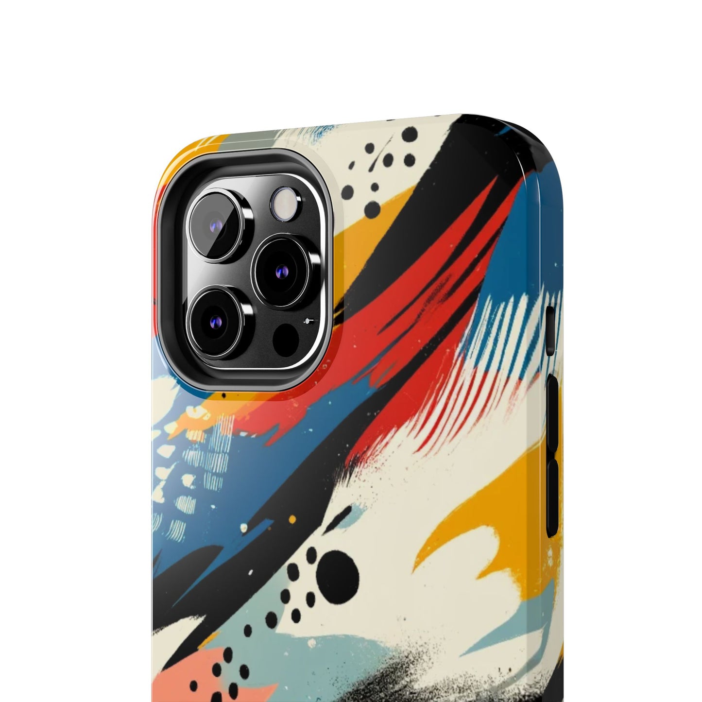 🎨 Vibrant Abstract Brushstroke Phone Case | Bold & Durable iPhone Cover 📱