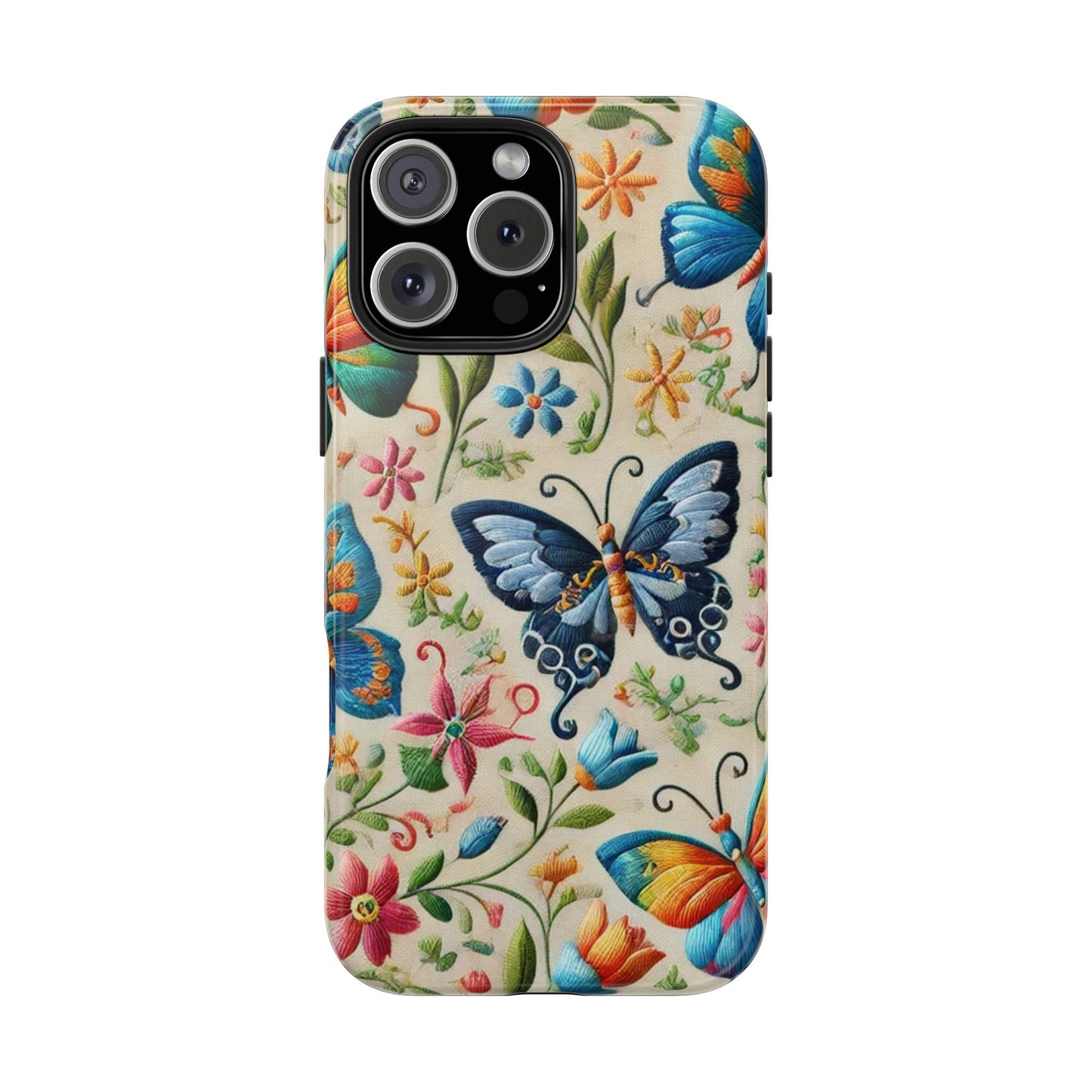 Embroidered Butterfly iPhone Case 🦋✨