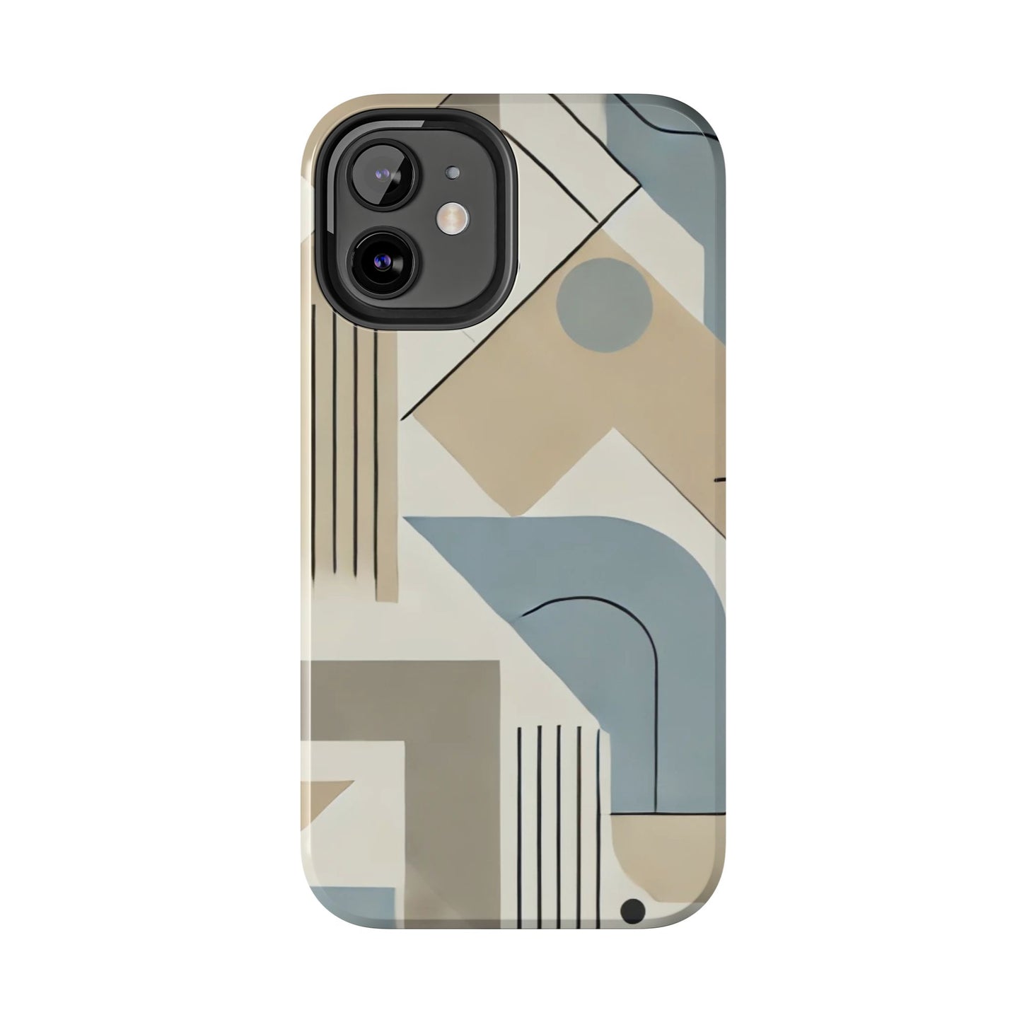 🎨 Modern Abstract Geometry Phone Case | Sleek & Durable iPhone Cover 📱