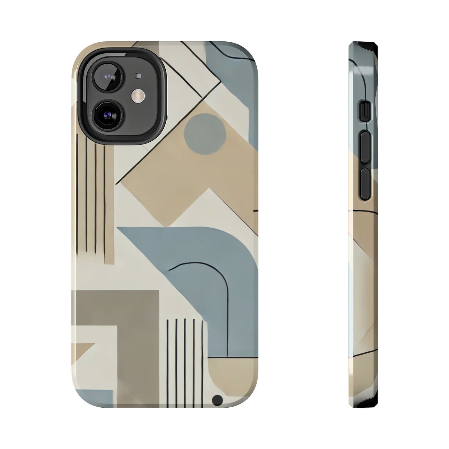 🎨 Modern Abstract Geometry Phone Case | Sleek & Durable iPhone Cover 📱