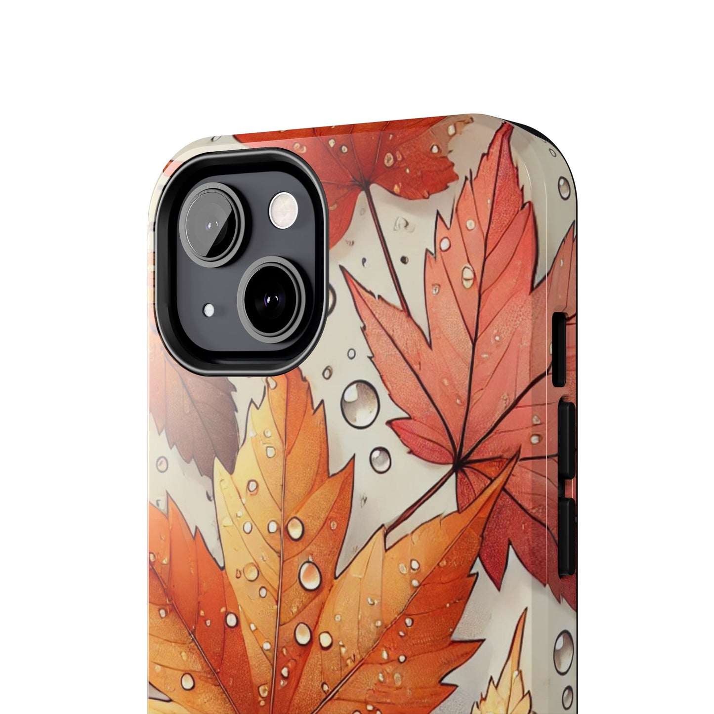 Autumn Leaves iPhone Case 🍁 | Fall-Inspired Design, Shockproof Protection for iPhone 16 to 12 Pro Max 📱