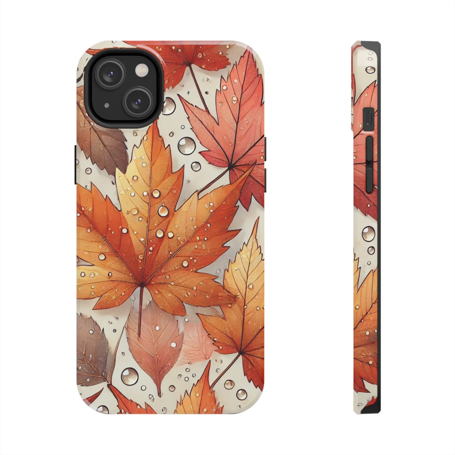 Autumn Leaves iPhone Case 🍁 | Fall-Inspired Design, Shockproof Protection for iPhone 16 to 12 Pro Max 📱