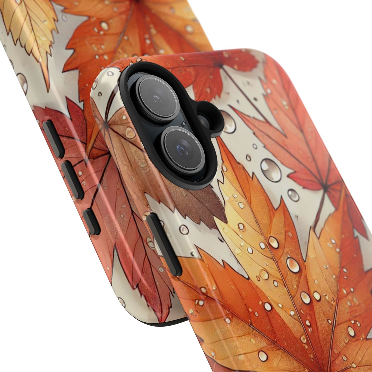 Autumn Leaves iPhone Case 🍁 | Fall-Inspired Design, Shockproof Protection for iPhone 16 to 12 Pro Max 📱