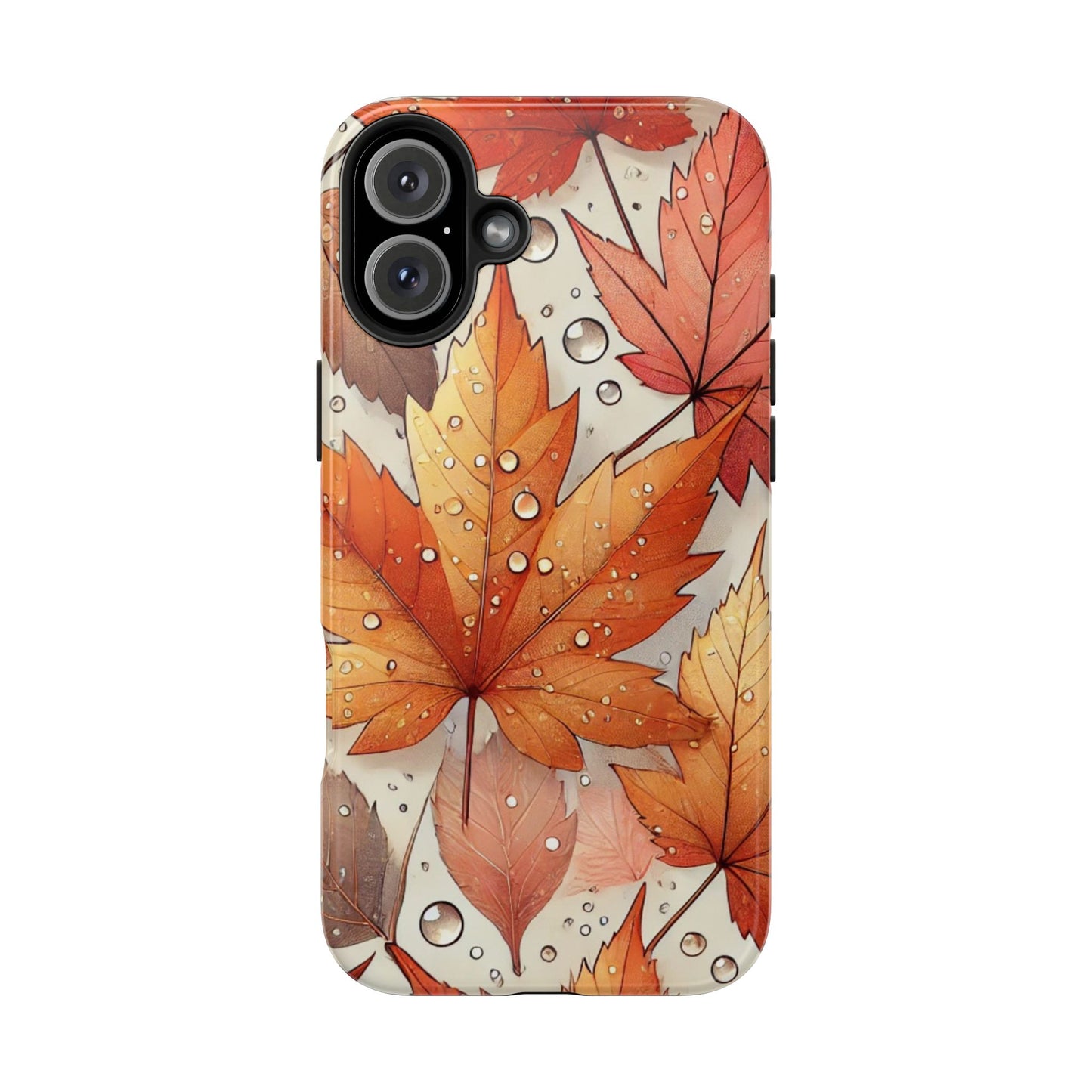 Autumn Leaves iPhone Case 🍁 | Fall-Inspired Design, Shockproof Protection for iPhone 16 to 12 Pro Max 📱