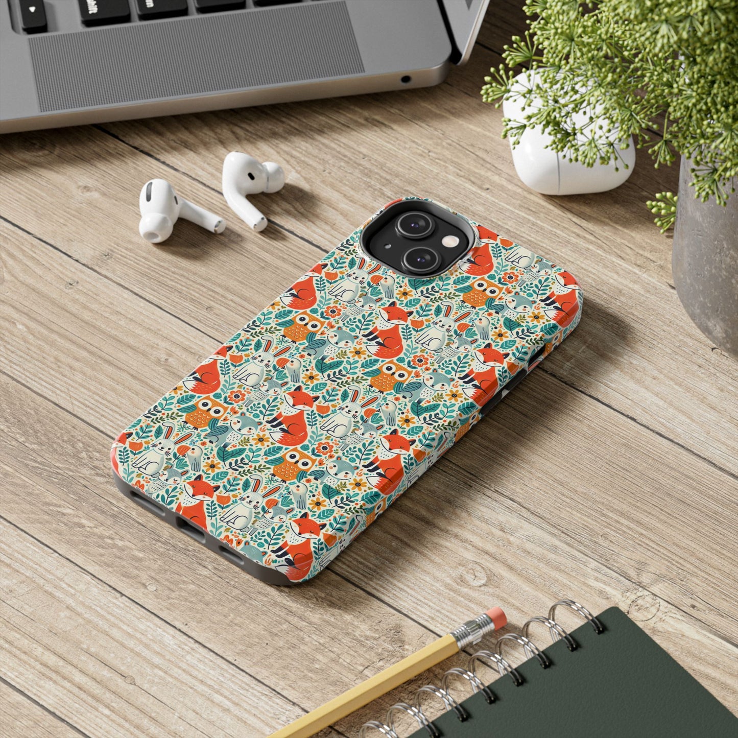 🦊 Woodland Animals Phone Case | Tough & Stylish Cover for iPhone 📱