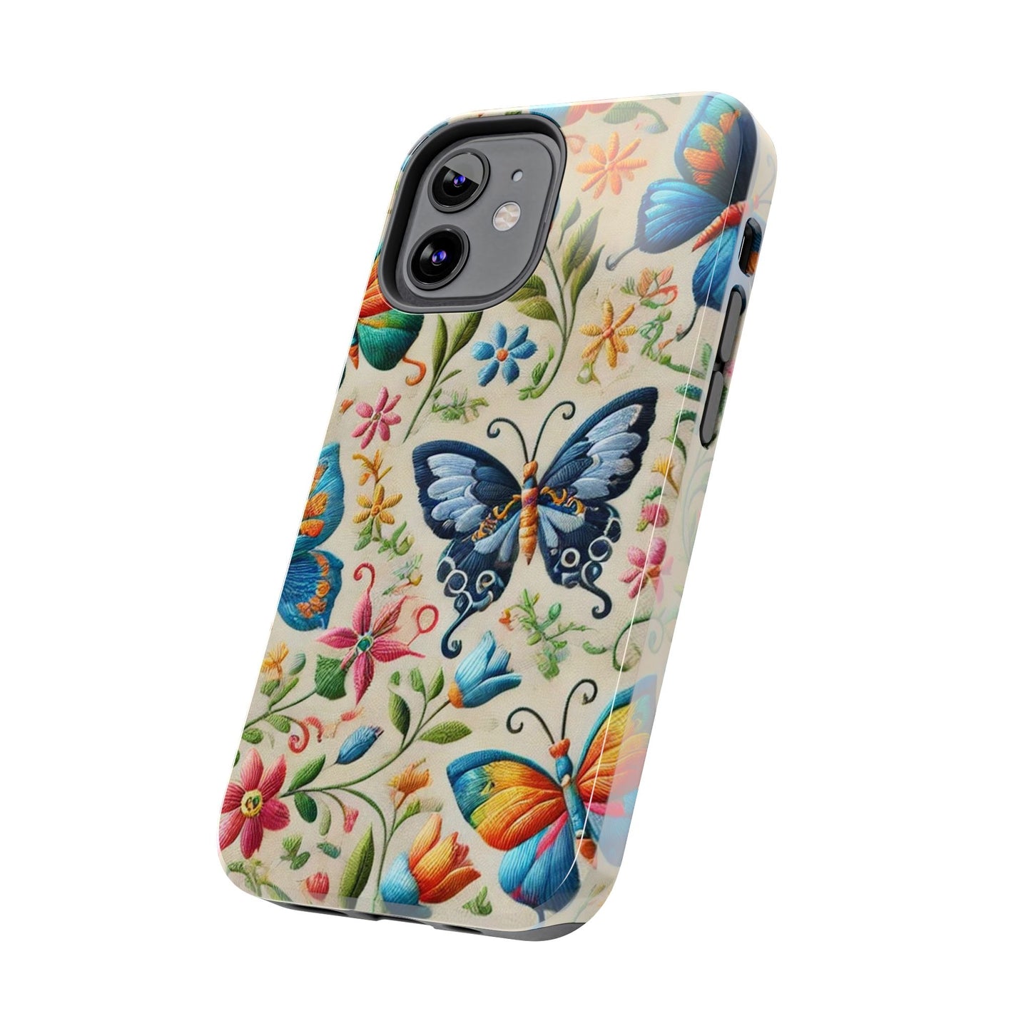 Embroidered Butterfly iPhone Case 🦋✨