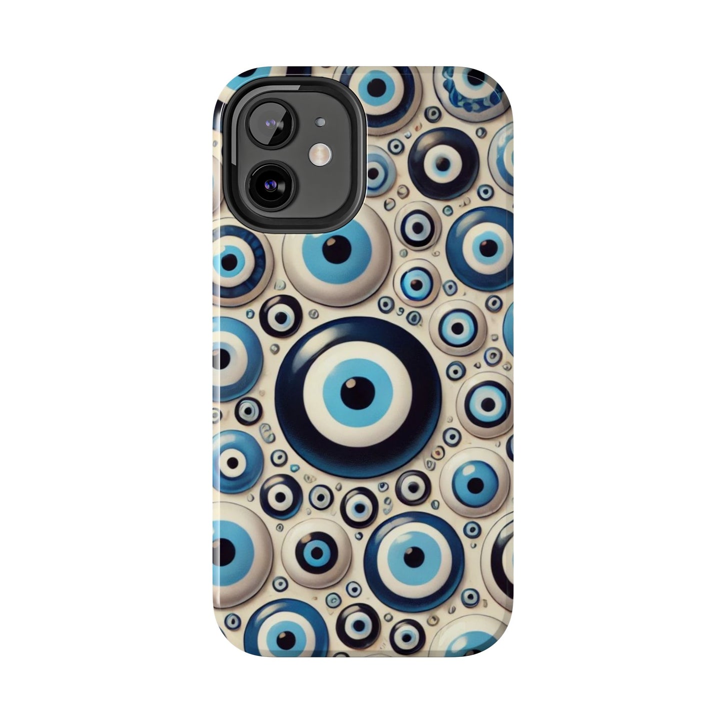 Evil Eye iPhone Case 🧿 | Protective and Stylish Design, Shockproof for iPhone 16 to 12 Pro Max 📱