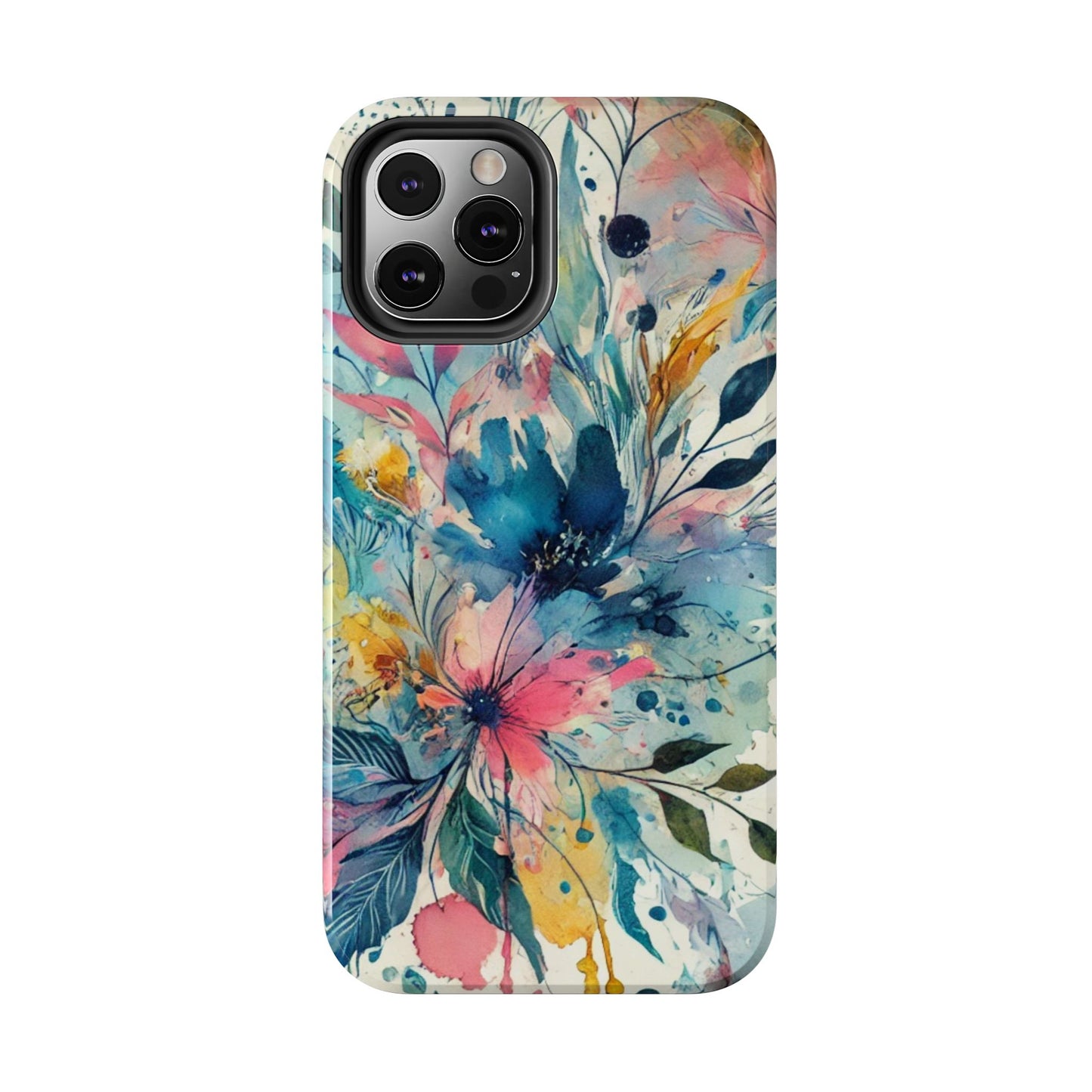 🎨 Watercolor Floral Phone Case | Tough & Stylish Cover for iPhone 📱