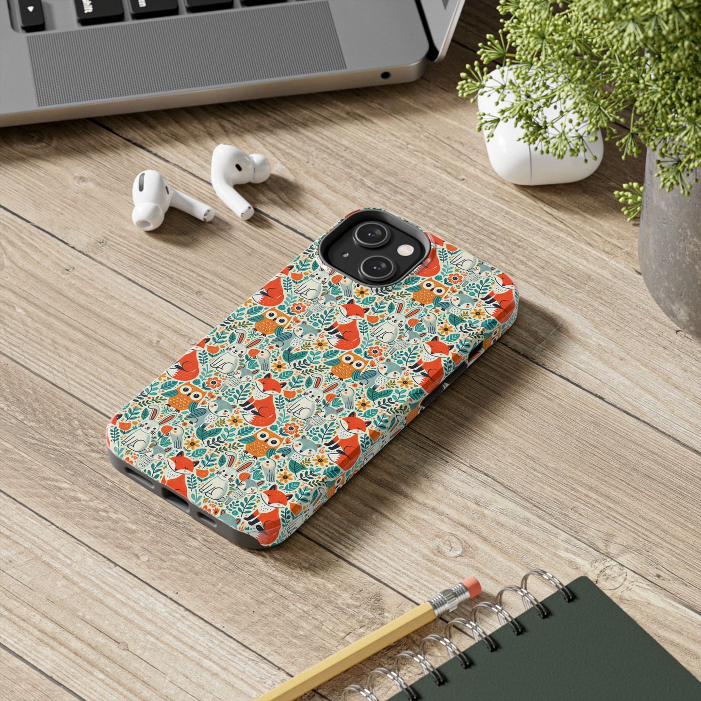 🦊 Woodland Animals Phone Case | Tough & Stylish Cover for iPhone 📱