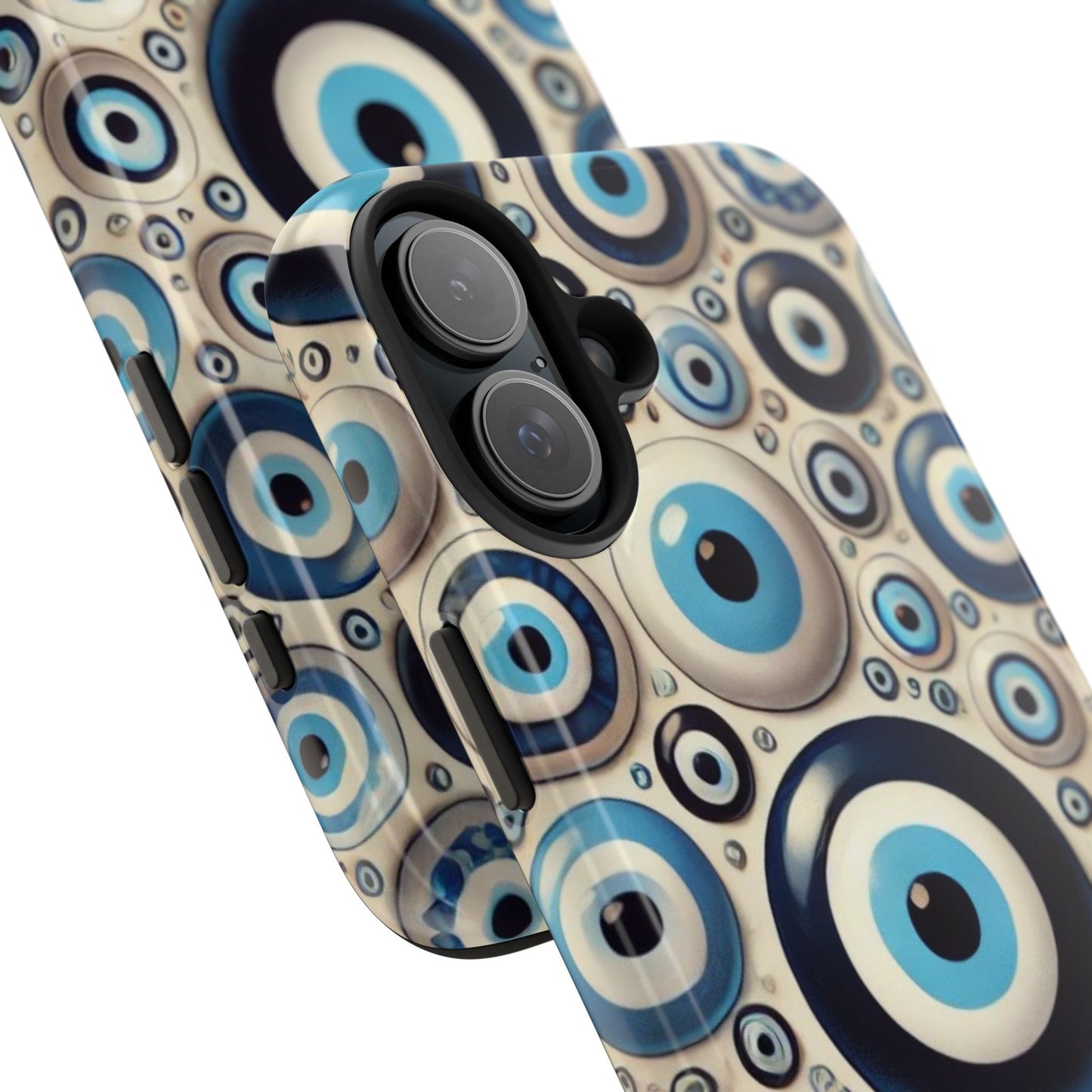 Evil Eye iPhone Case 🧿 | Protective and Stylish Design, Shockproof for iPhone 16 to 12 Pro Max 📱