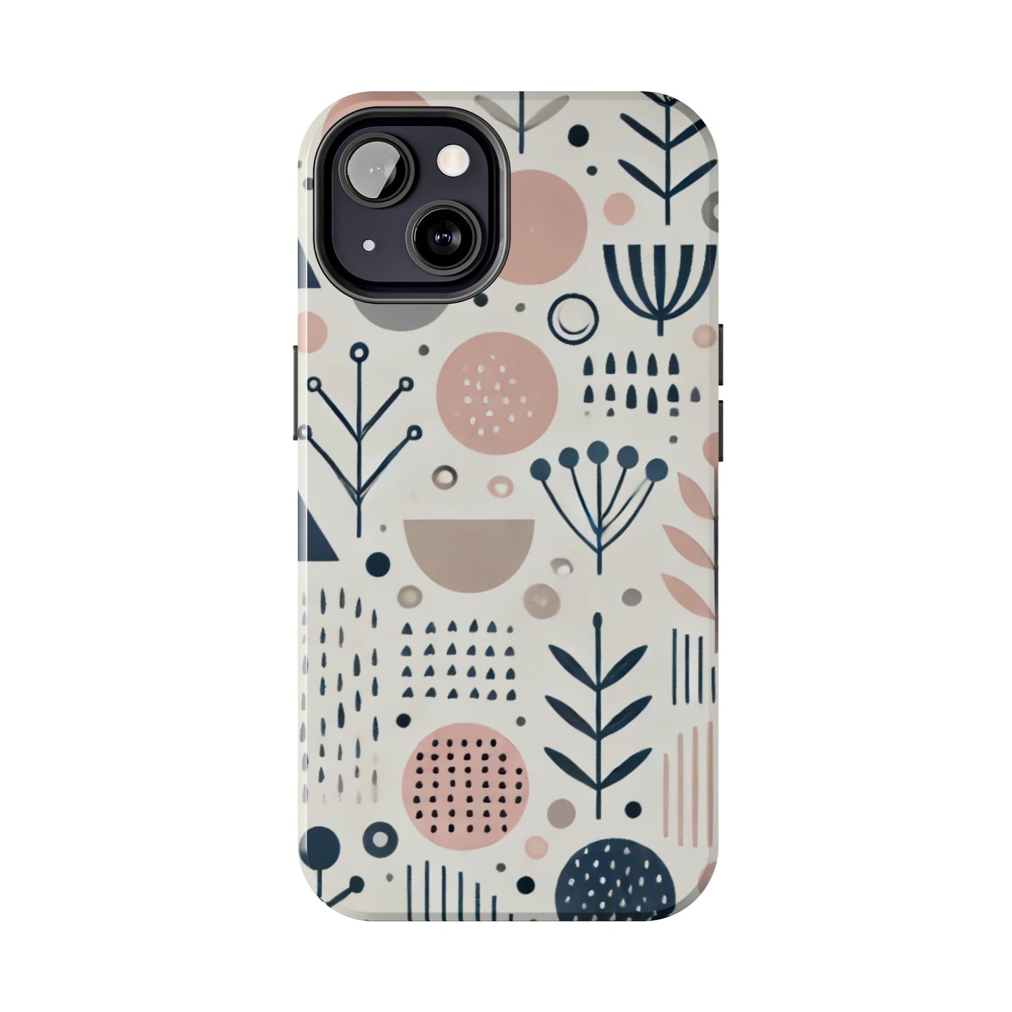 🎨 Minimal Geometric Pattern Phone Case | Stylish & Durable iPhone Cover 📱