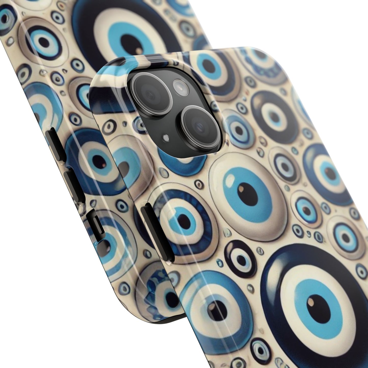 Evil Eye iPhone Case 🧿 | Protective and Stylish Design, Shockproof for iPhone 16 to 12 Pro Max 📱