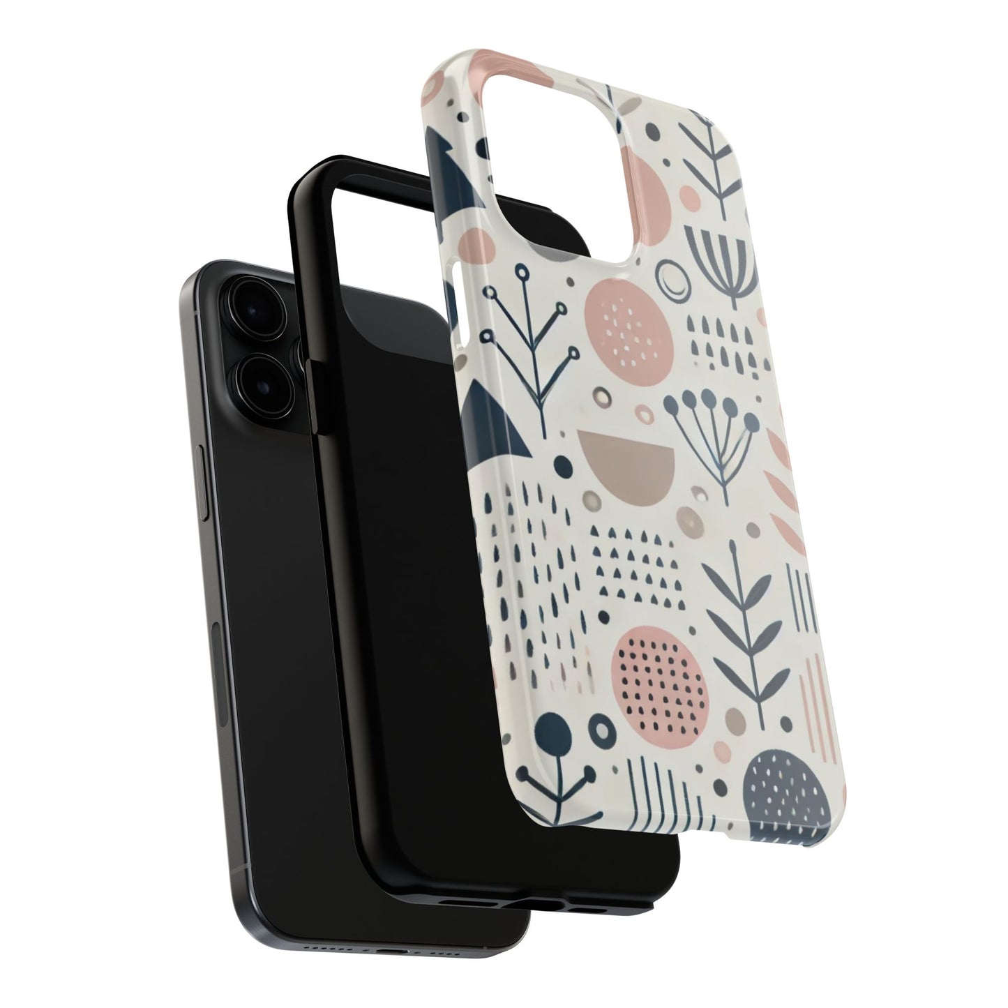 🎨 Minimal Geometric Pattern Phone Case | Stylish & Durable iPhone Cover 📱