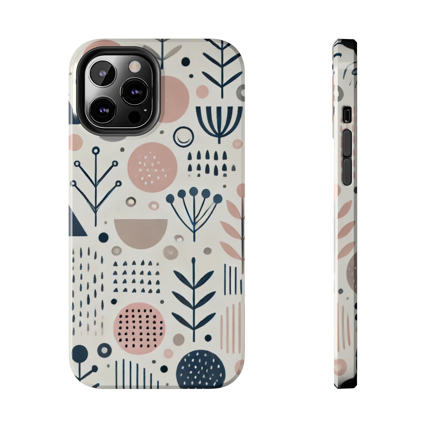 🎨 Minimal Geometric Pattern Phone Case | Stylish & Durable iPhone Cover 📱