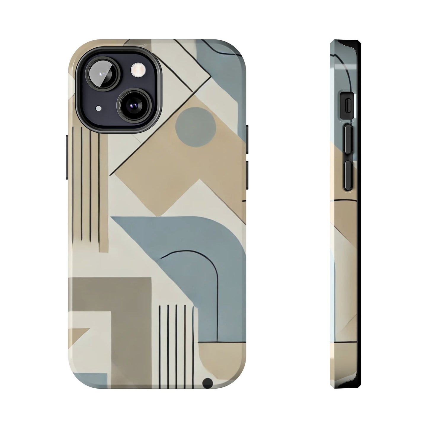 🎨 Modern Abstract Geometry Phone Case | Sleek & Durable iPhone Cover 📱