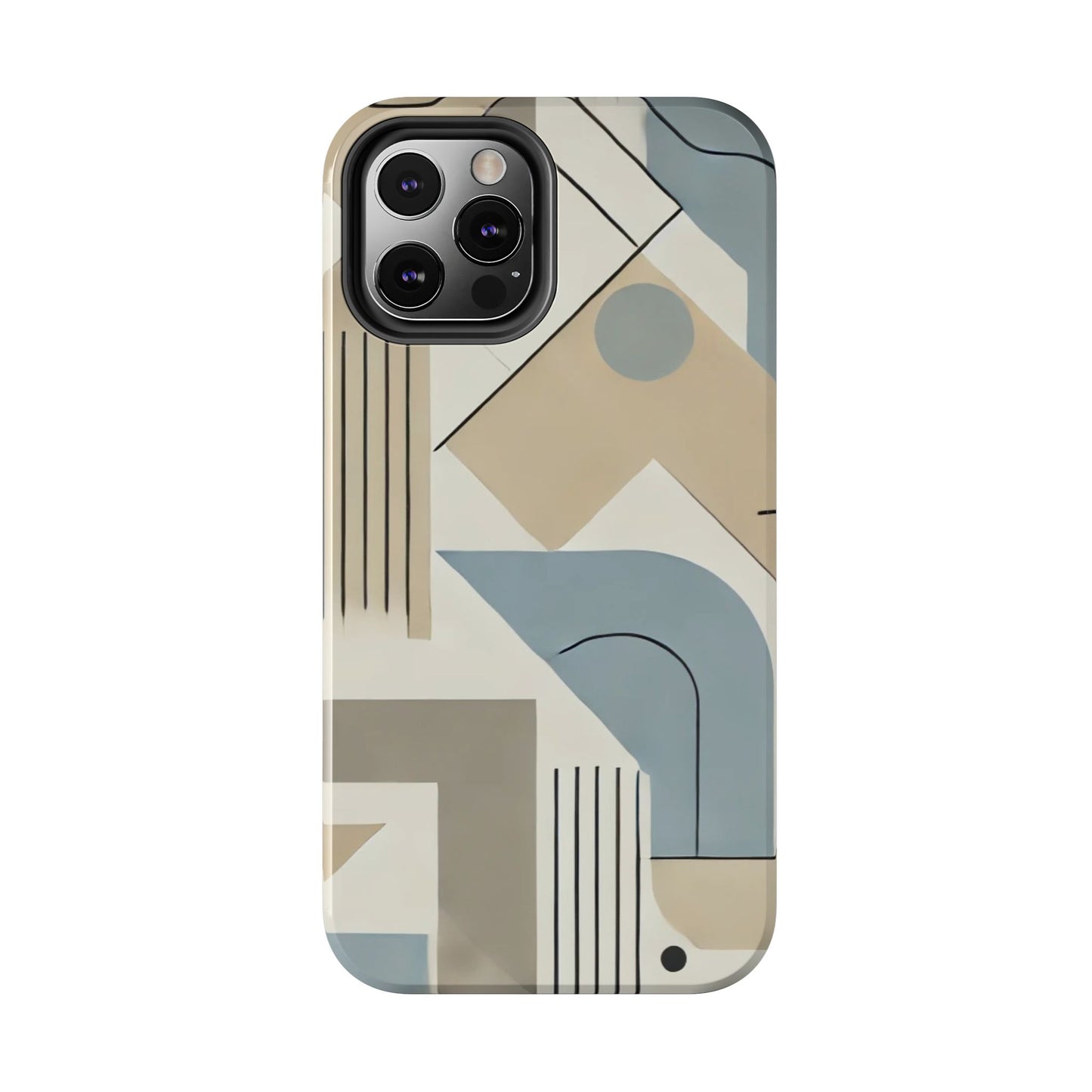 🎨 Modern Abstract Geometry Phone Case | Sleek & Durable iPhone Cover 📱