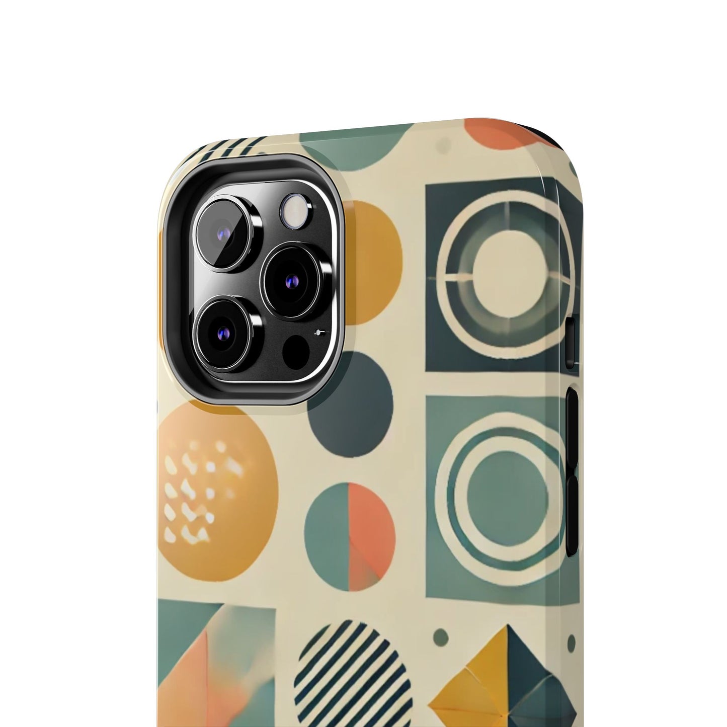 🔵 Geometric Pattern Phone Case | Stylish & Durable iPhone Cover 📱