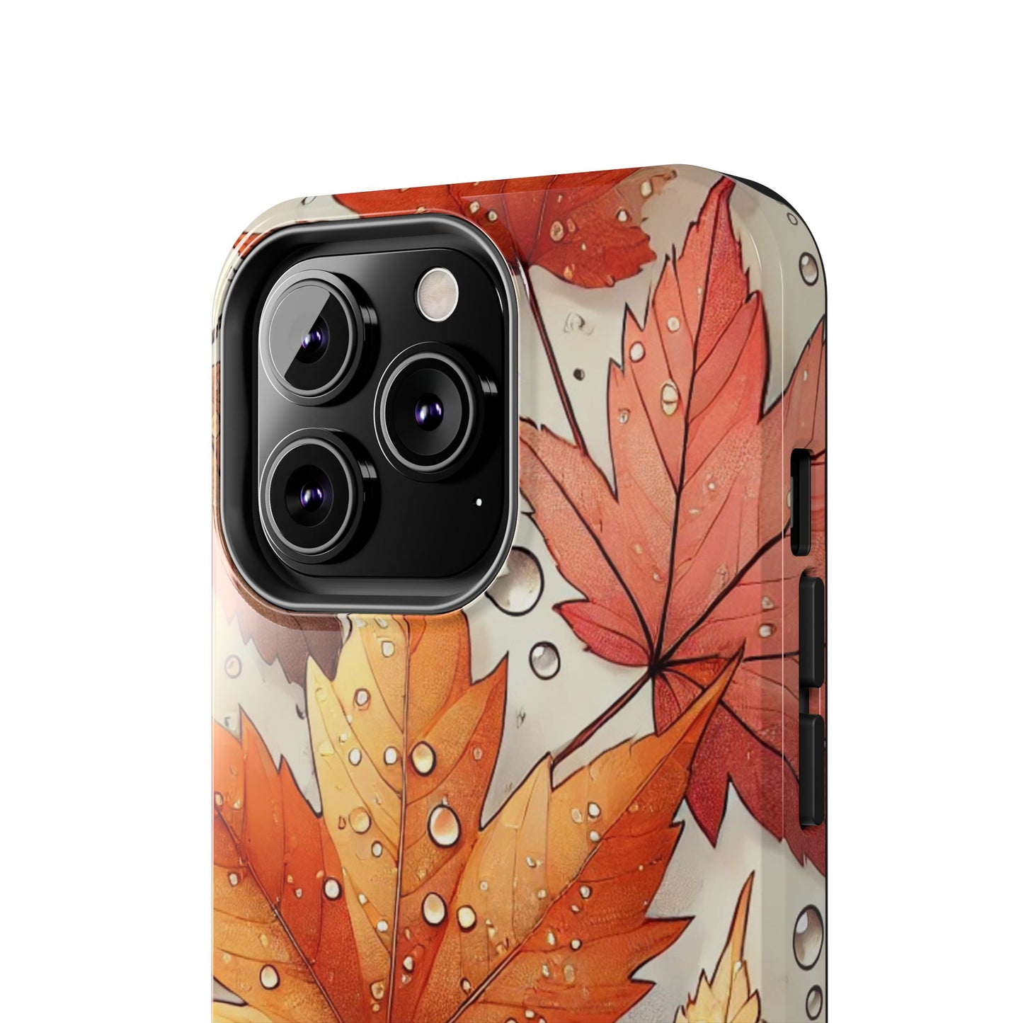 Autumn Leaves iPhone Case 🍁 | Fall-Inspired Design, Shockproof Protection for iPhone 16 to 12 Pro Max 📱