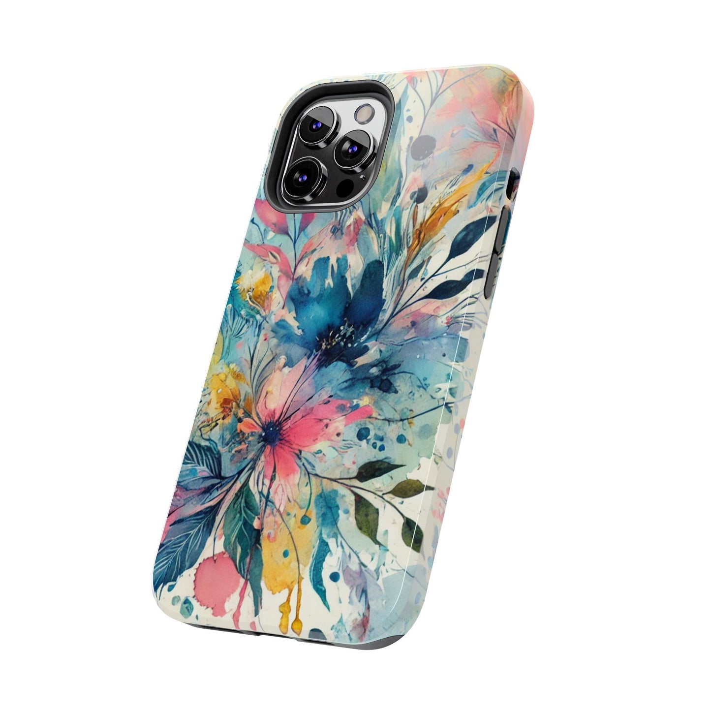 🎨 Watercolor Floral Phone Case | Tough & Stylish Cover for iPhone 📱