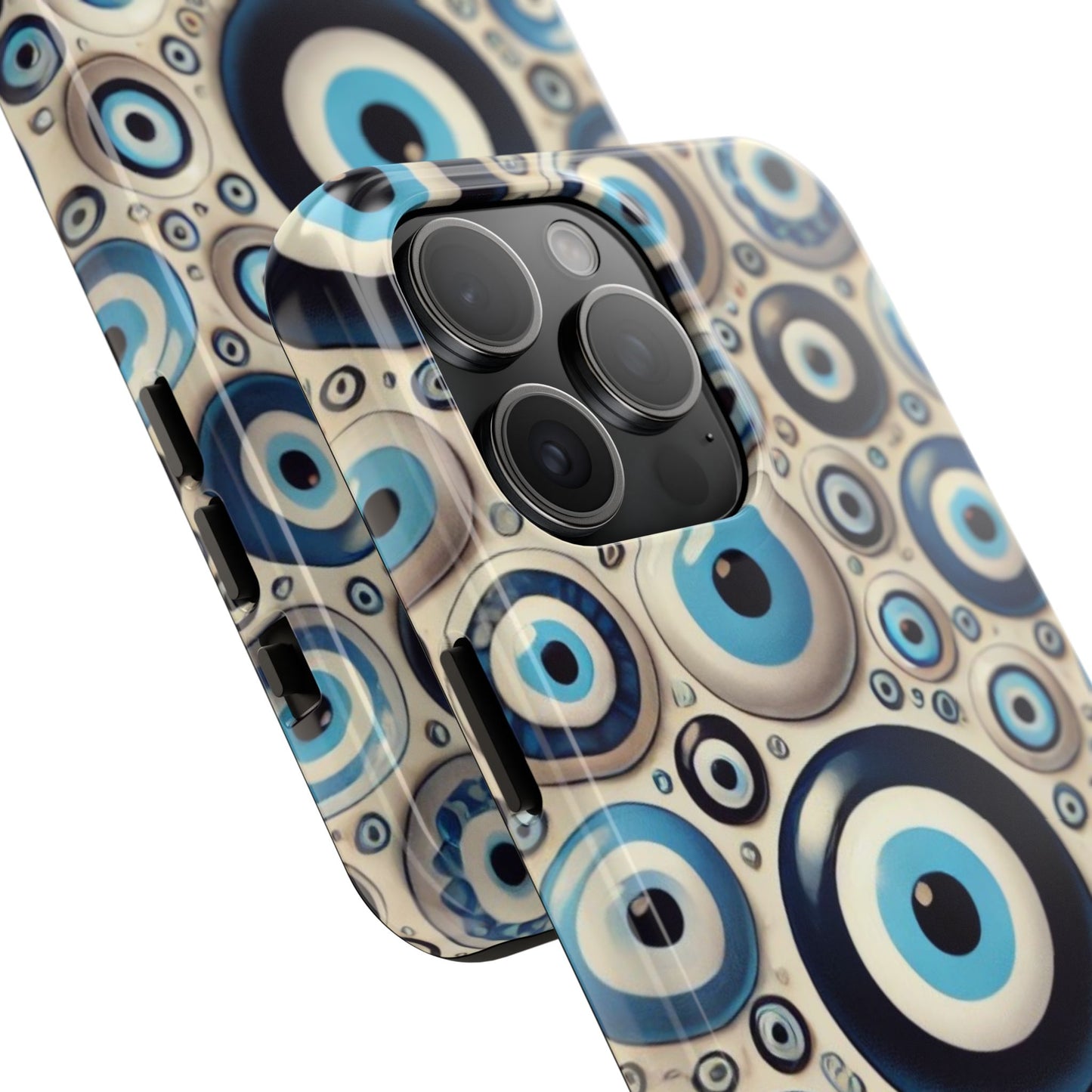 Evil Eye iPhone Case 🧿 | Protective and Stylish Design, Shockproof for iPhone 16 to 12 Pro Max 📱