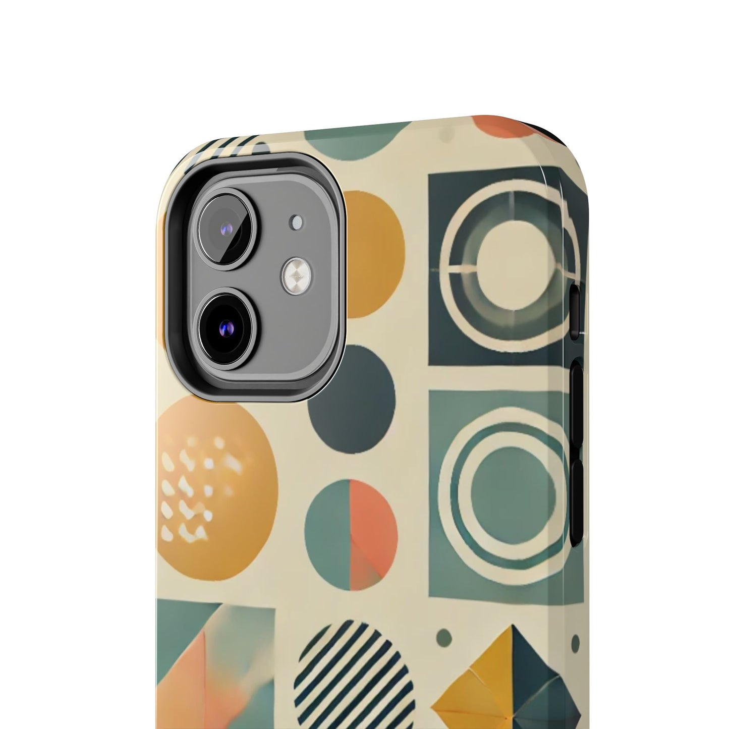 🔵 Geometric Pattern Phone Case | Stylish & Durable iPhone Cover 📱