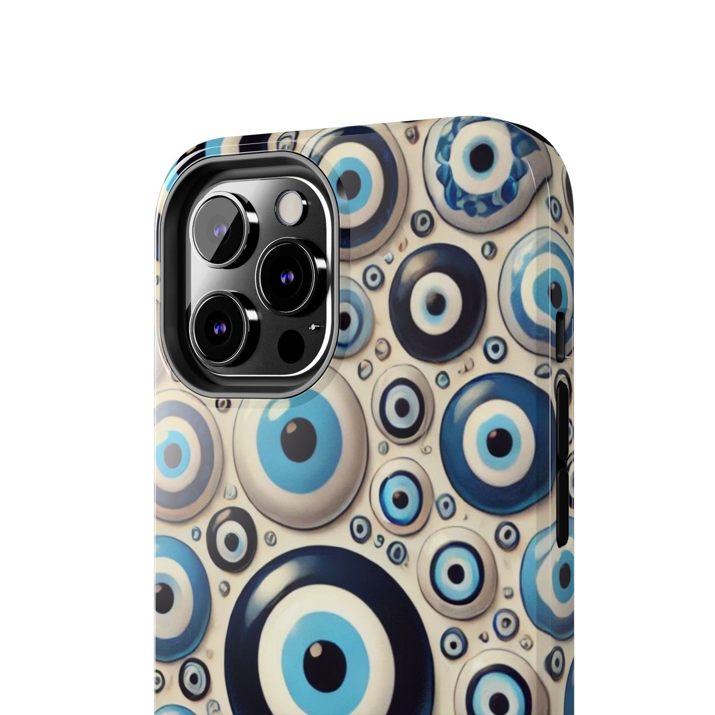 Evil Eye iPhone Case 🧿 | Protective and Stylish Design, Shockproof for iPhone 16 to 12 Pro Max 📱