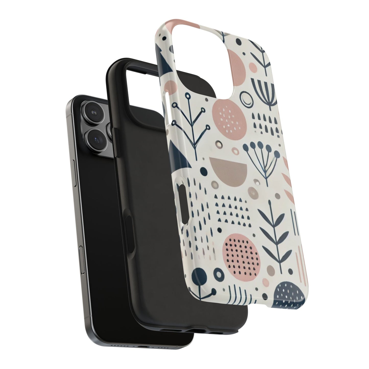 🎨 Minimal Geometric Pattern Phone Case | Stylish & Durable iPhone Cover 📱