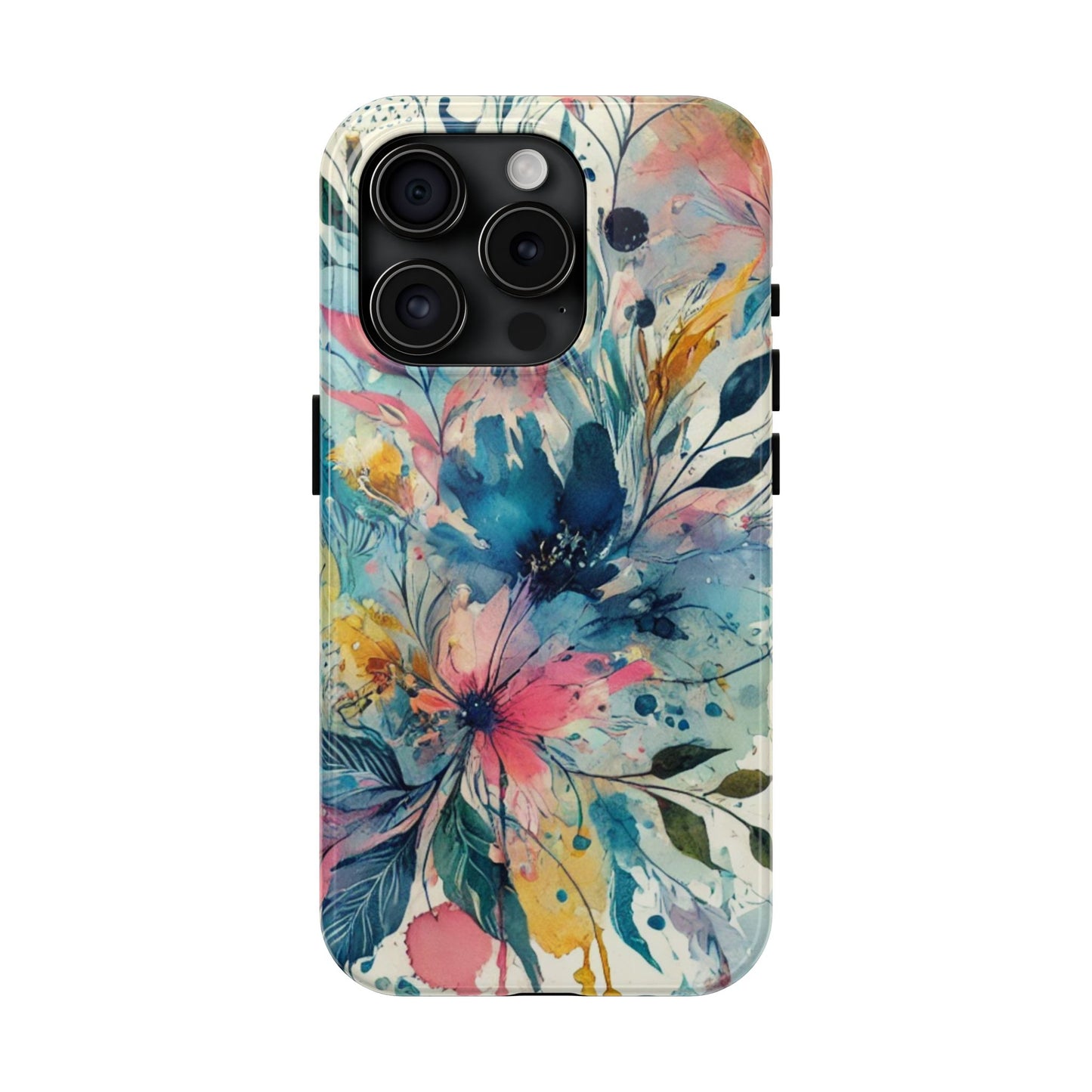 🎨 Watercolor Floral Phone Case | Tough & Stylish Cover for iPhone 📱