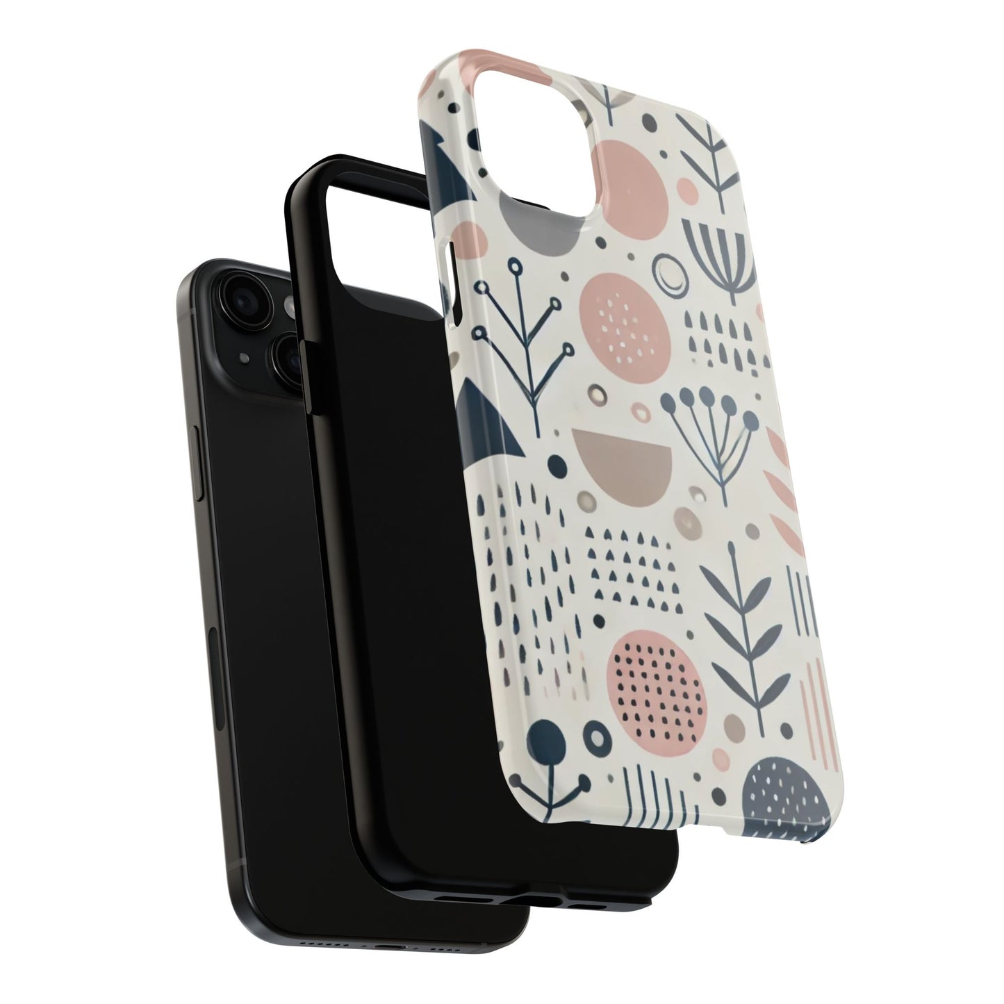 🎨 Minimal Geometric Pattern Phone Case | Stylish & Durable iPhone Cover 📱