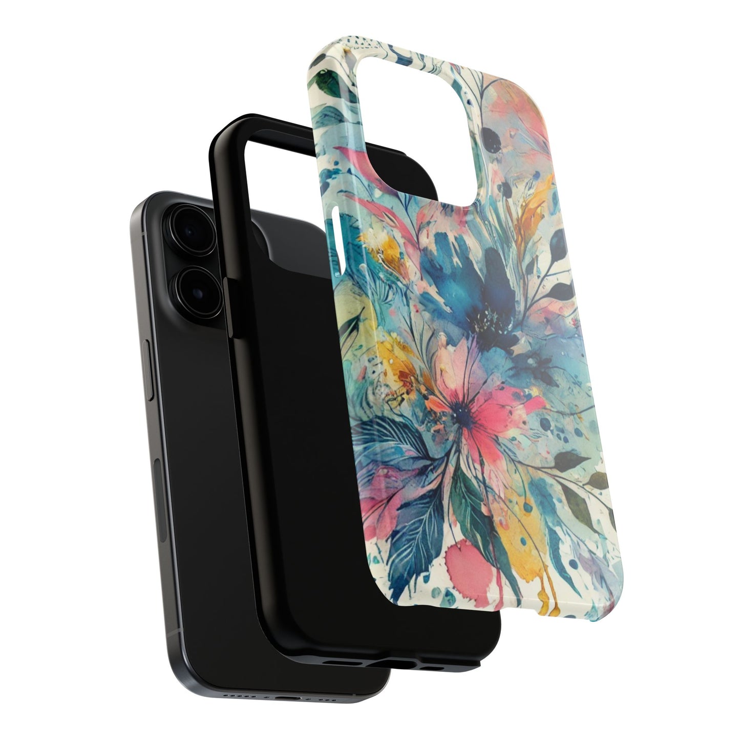 🎨 Watercolor Floral Phone Case | Tough & Stylish Cover for iPhone 📱