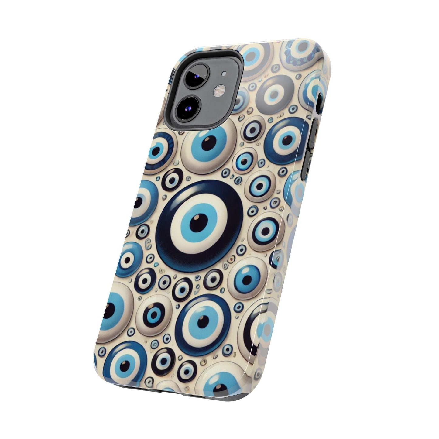 Evil Eye iPhone Case 🧿 | Protective and Stylish Design, Shockproof for iPhone 16 to 12 Pro Max 📱